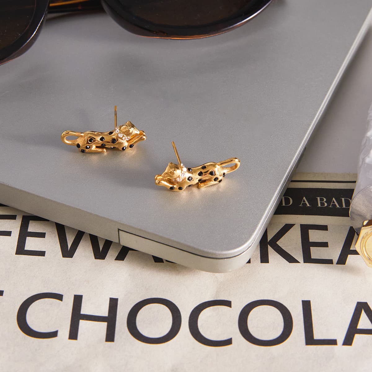 Céleste Céleste Earrings Wandrille 18K Gold