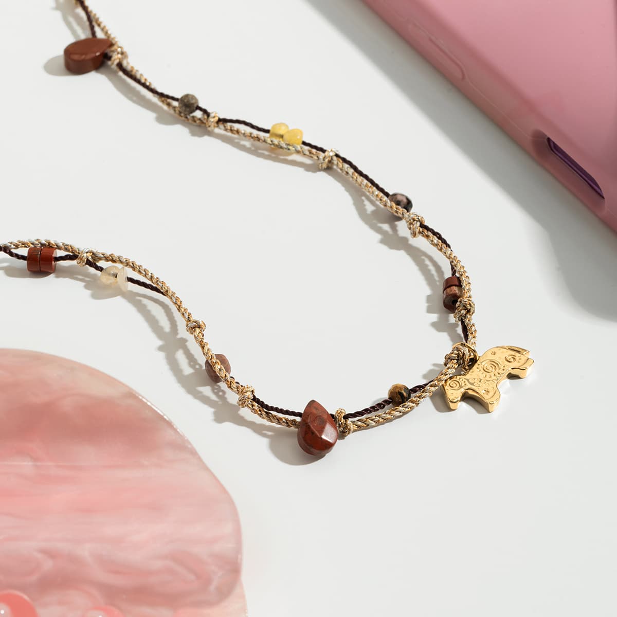 Céleste Céleste Necklace Quitterie-Rose 18K Gold