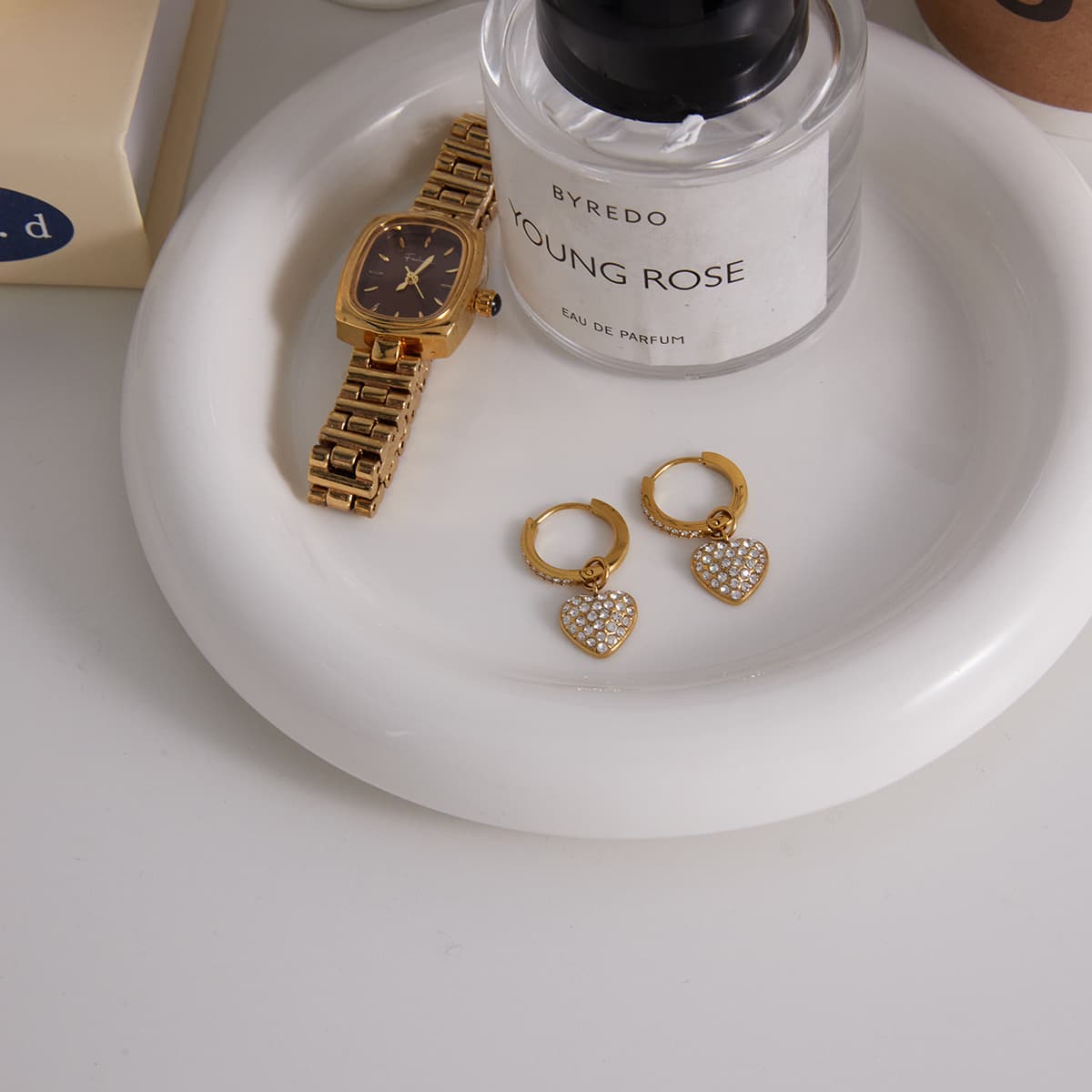 Céleste Céleste Earrings Lysandra-Rose 18K Gold