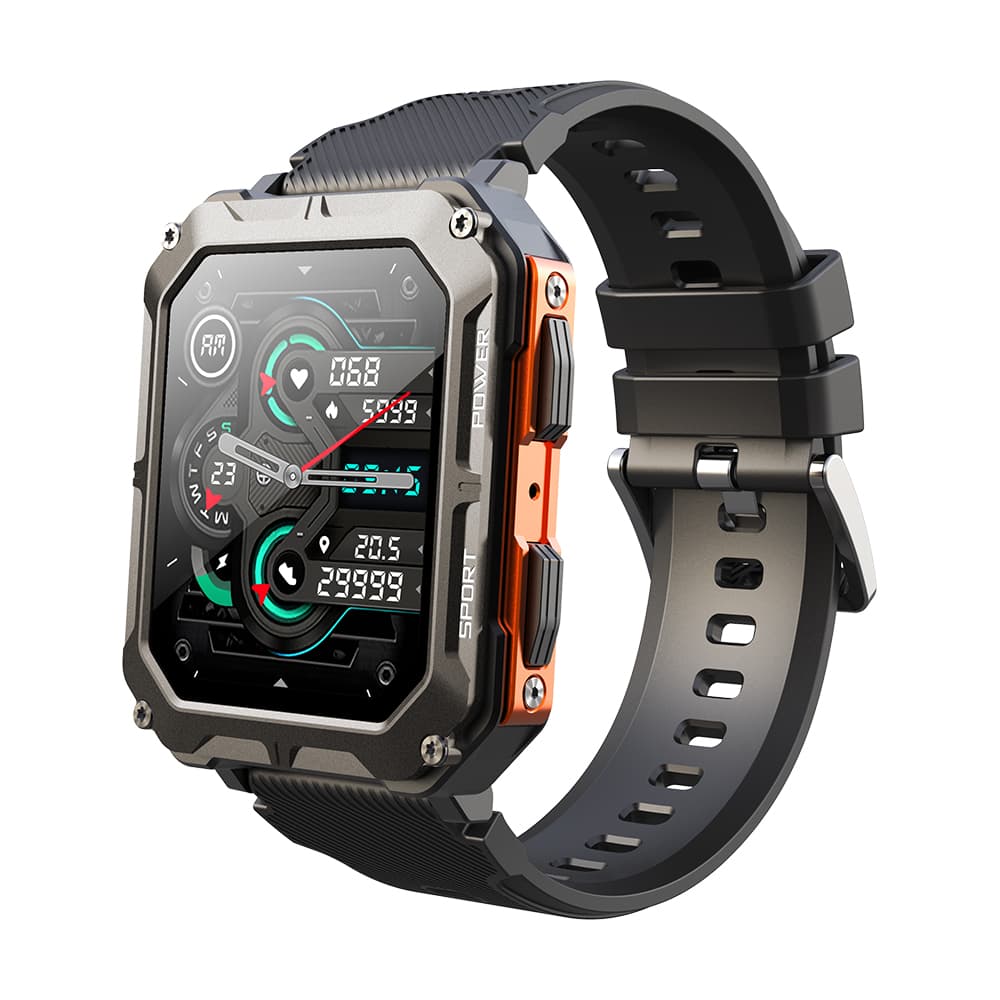 Philippe Palmer Philippe Palmer Smart Watch LP67 Black Orange