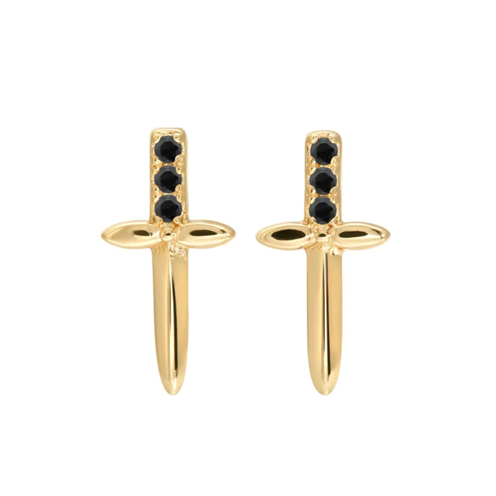 Canard Jewelry Canard Jewelry S925 Earrings Everleigh 18K Gold