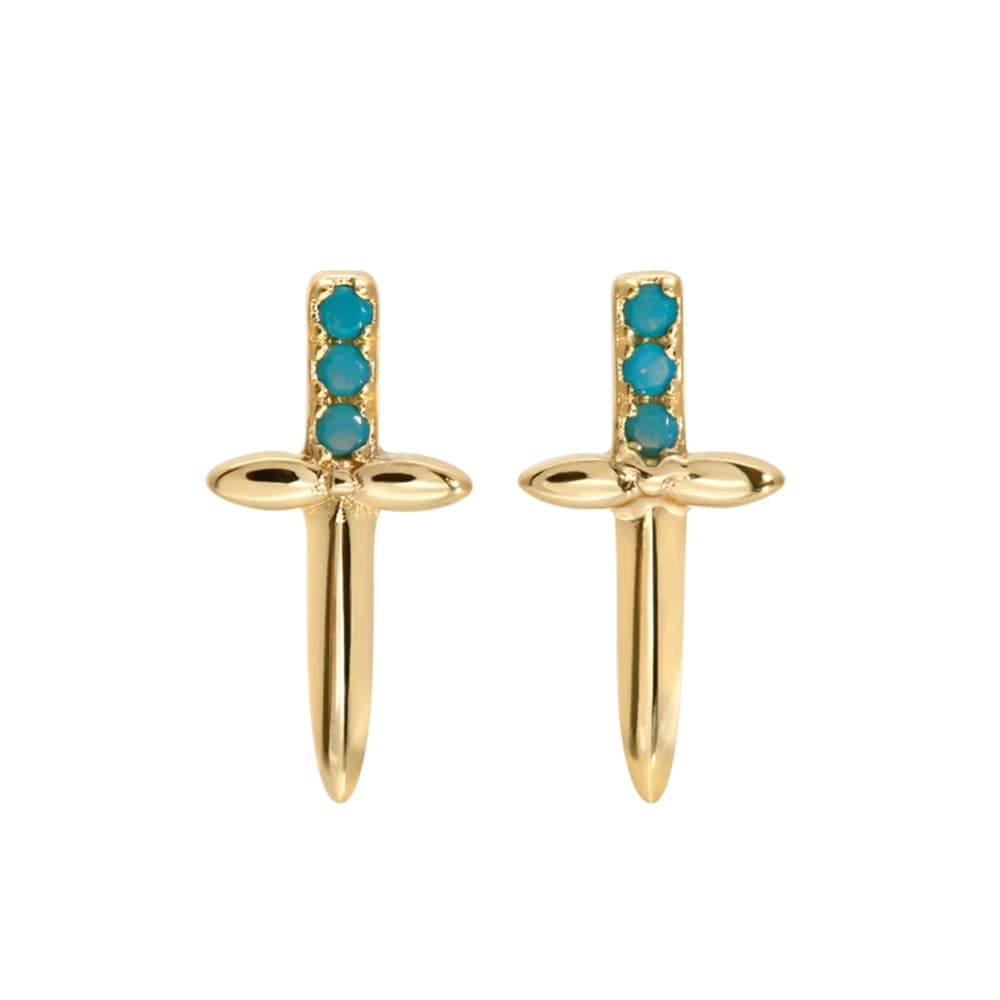 Canard Jewelry Canard Jewelry S925 Earrings Wren 18K Gold