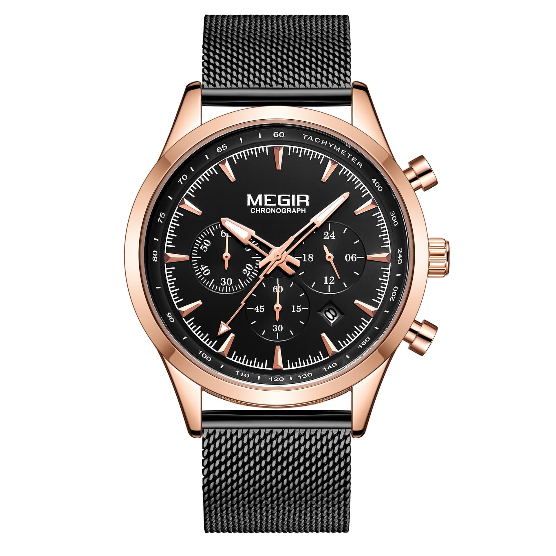 Prydligt Megir Nova Rose Gold Black