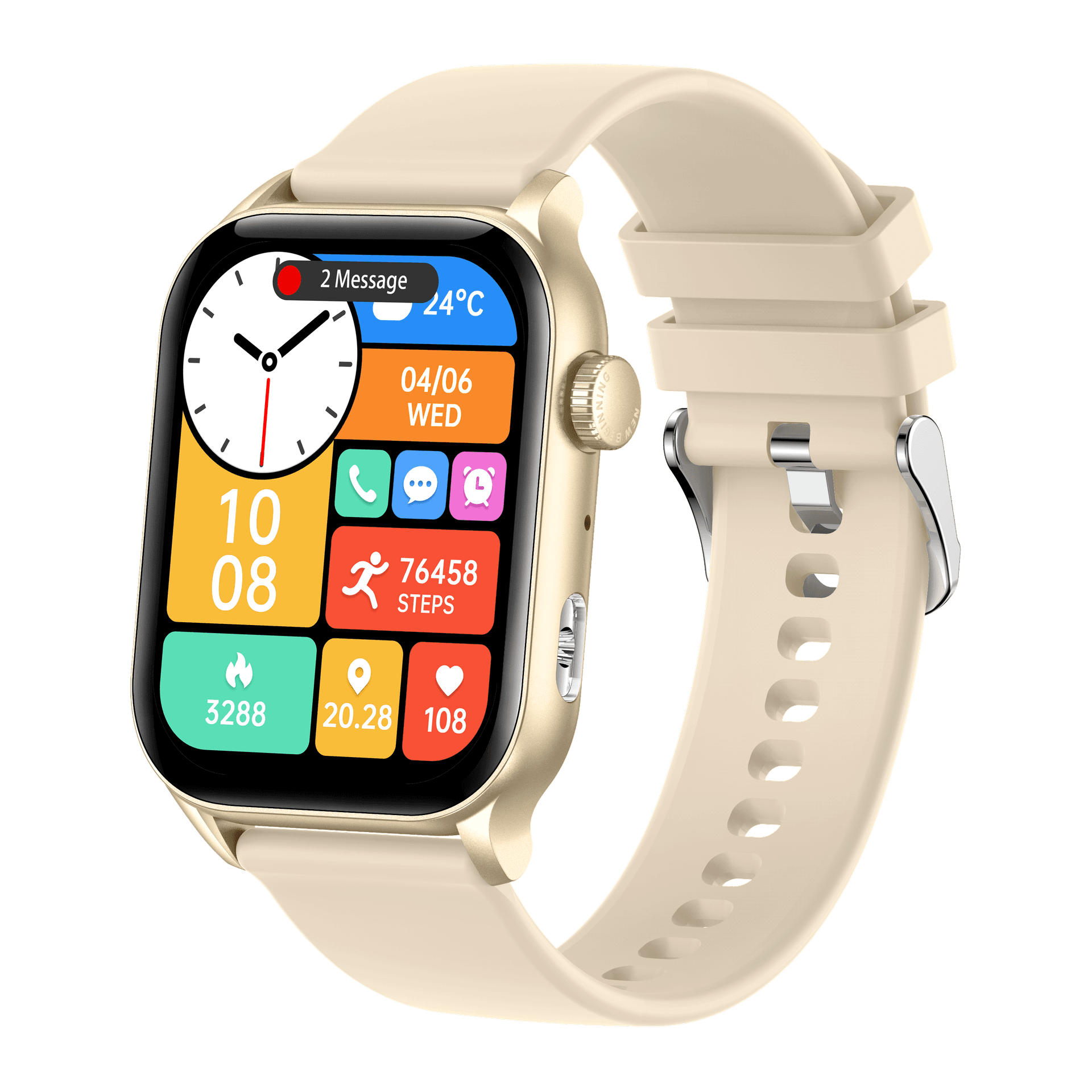 Philippe Palmer Philippe Palmer Smart Watch LP26 AMOLED Ultra Light Gold