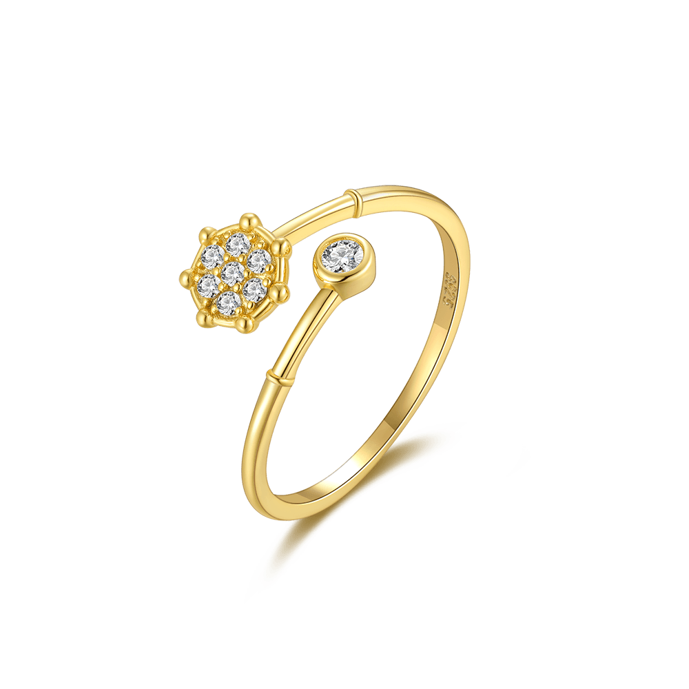 Canard Jewelry Canard Jewelry S925 Ring Coraline 18K Gold
