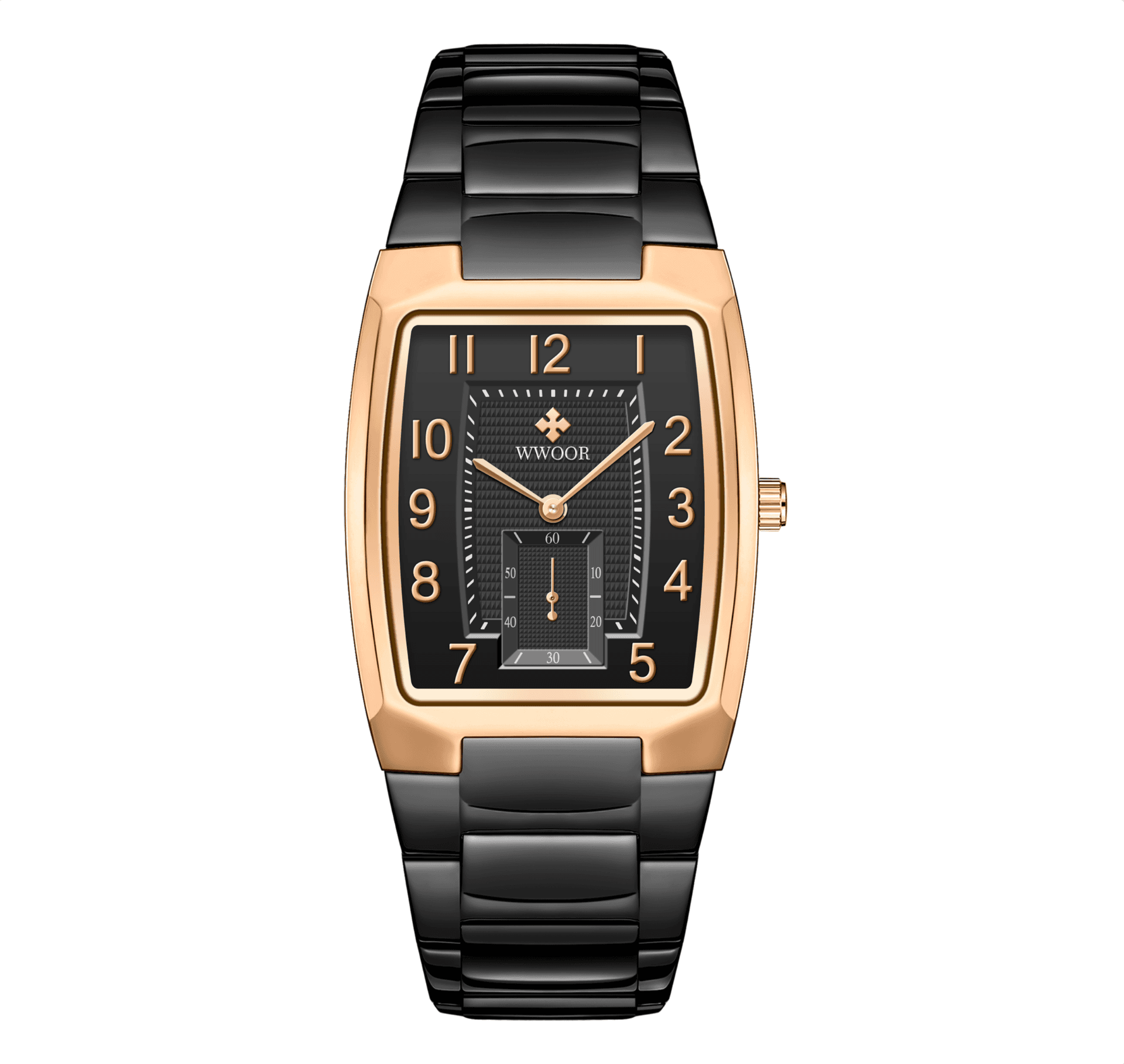 WWOOR WWOOR Chronolux Black Rose Gold