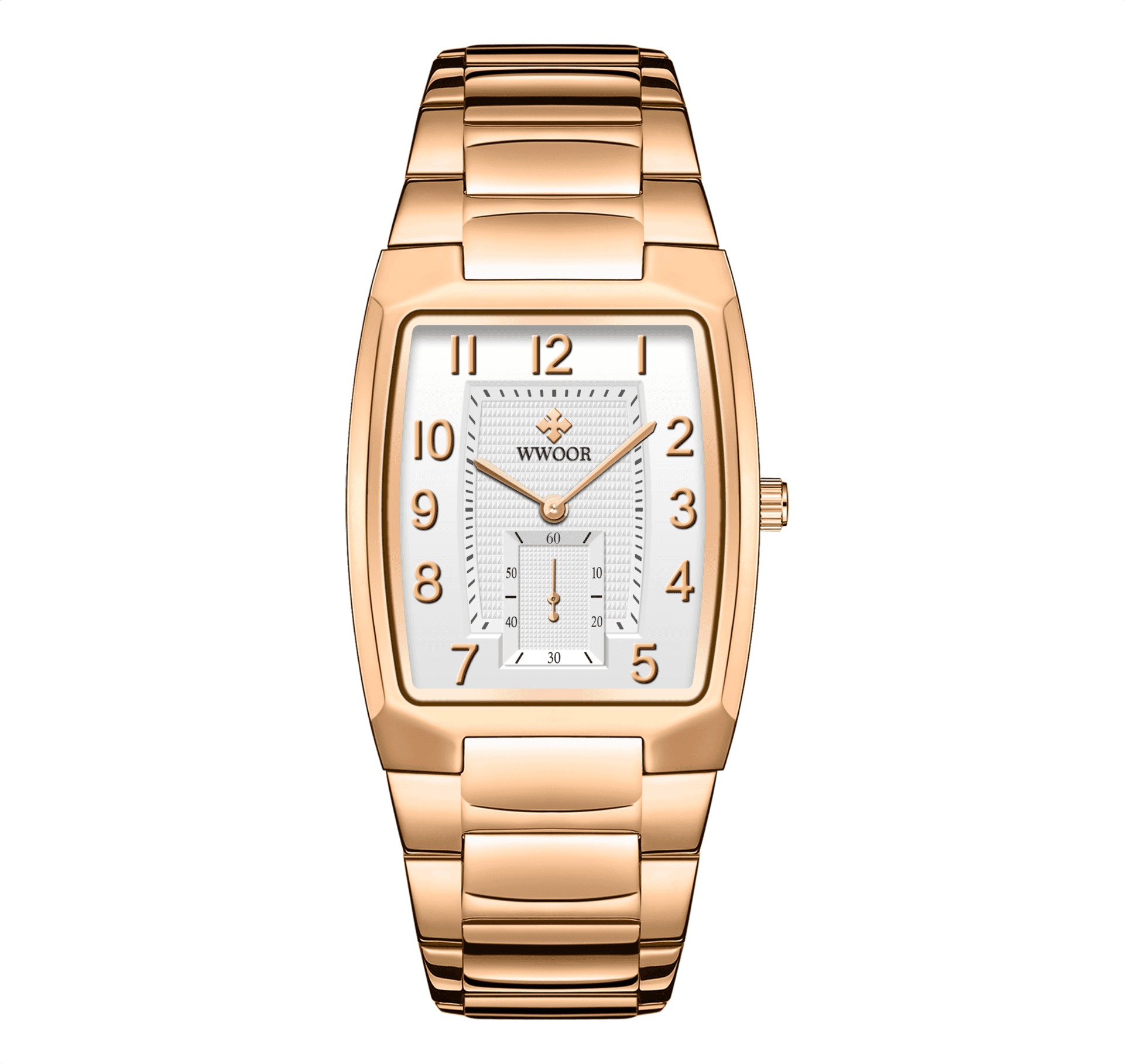 WWOOR WWOOR Chronolux Rose Gold Silver