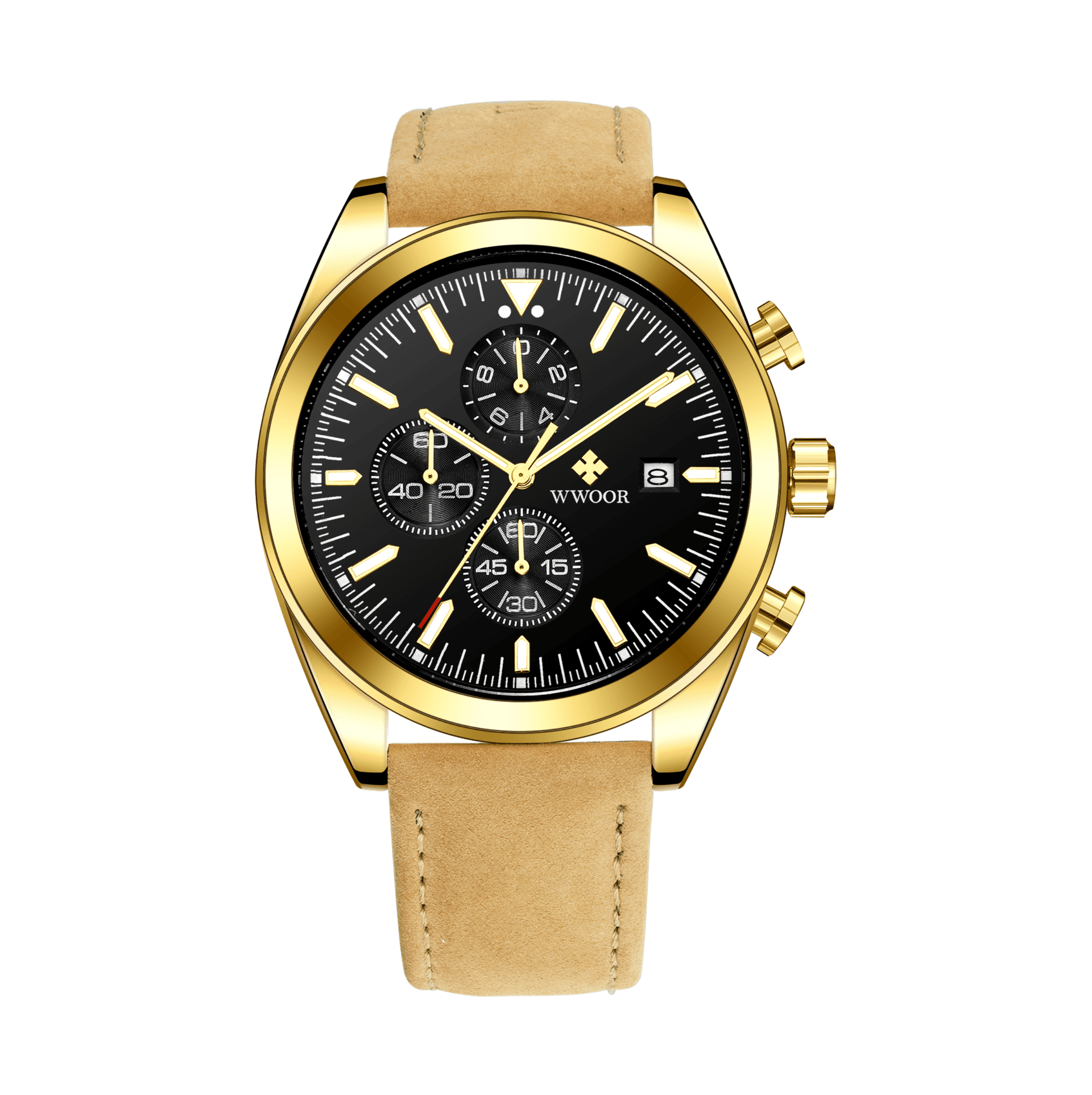 WWOOR WWOOR TimeTracer Gold Black