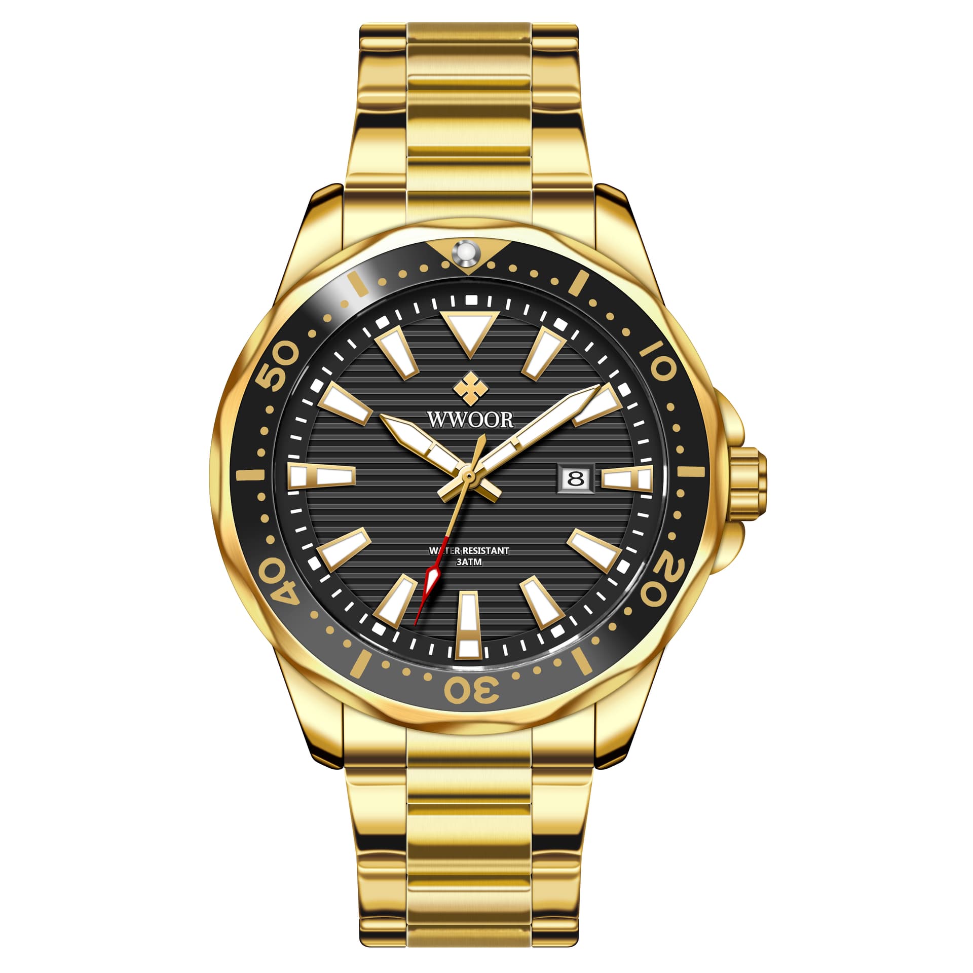 WWOOR WWOOR Ripple Gold Black