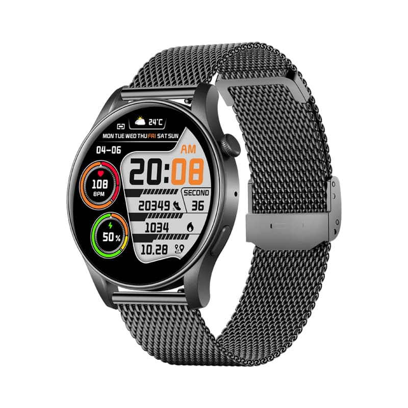 Philippe Palmer Philippe Palmer Smart Watch LP58 AMOLED Black Mesh