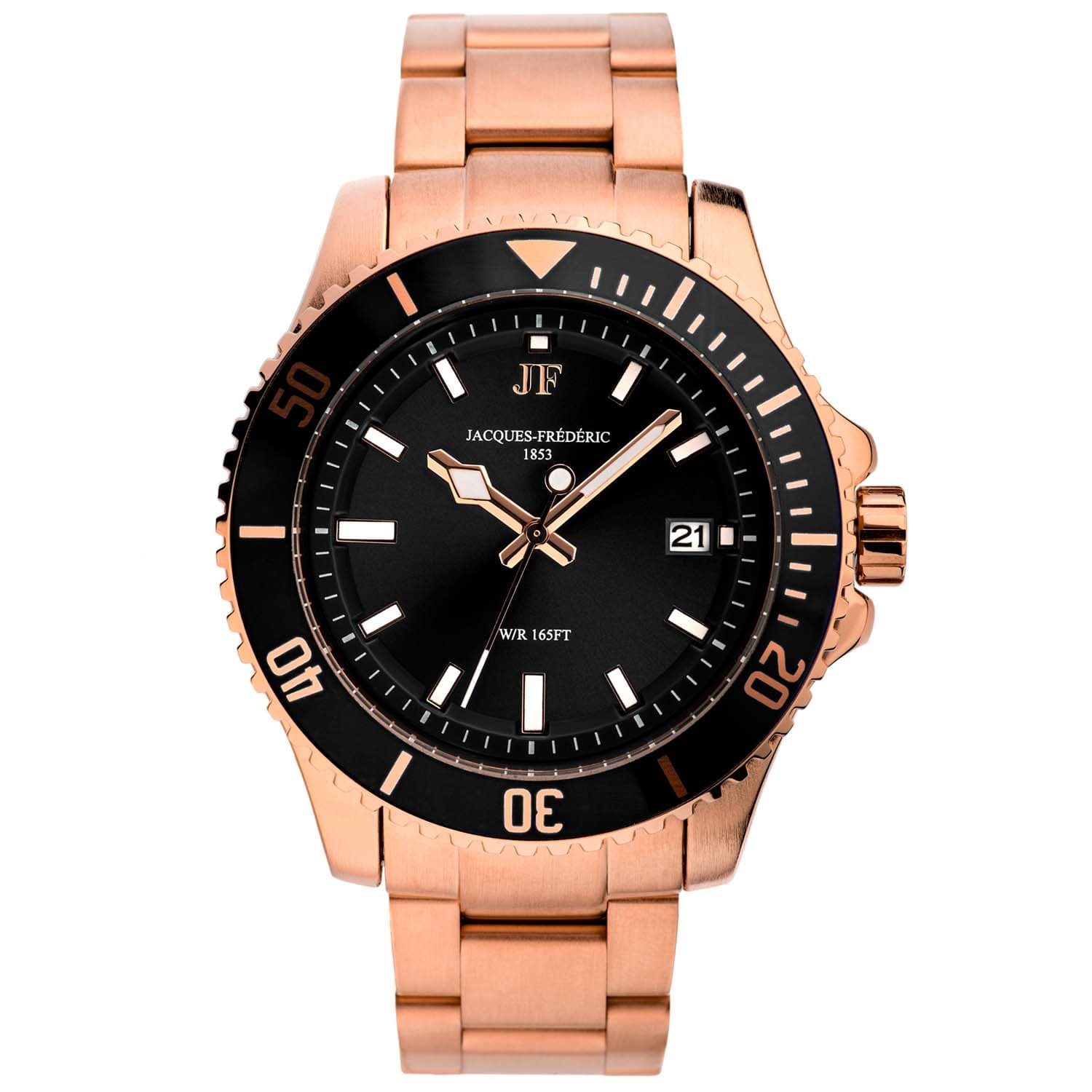 Jacques-Frédéric Jacques-Frédéric Nautique 18K Rose Gold / Black