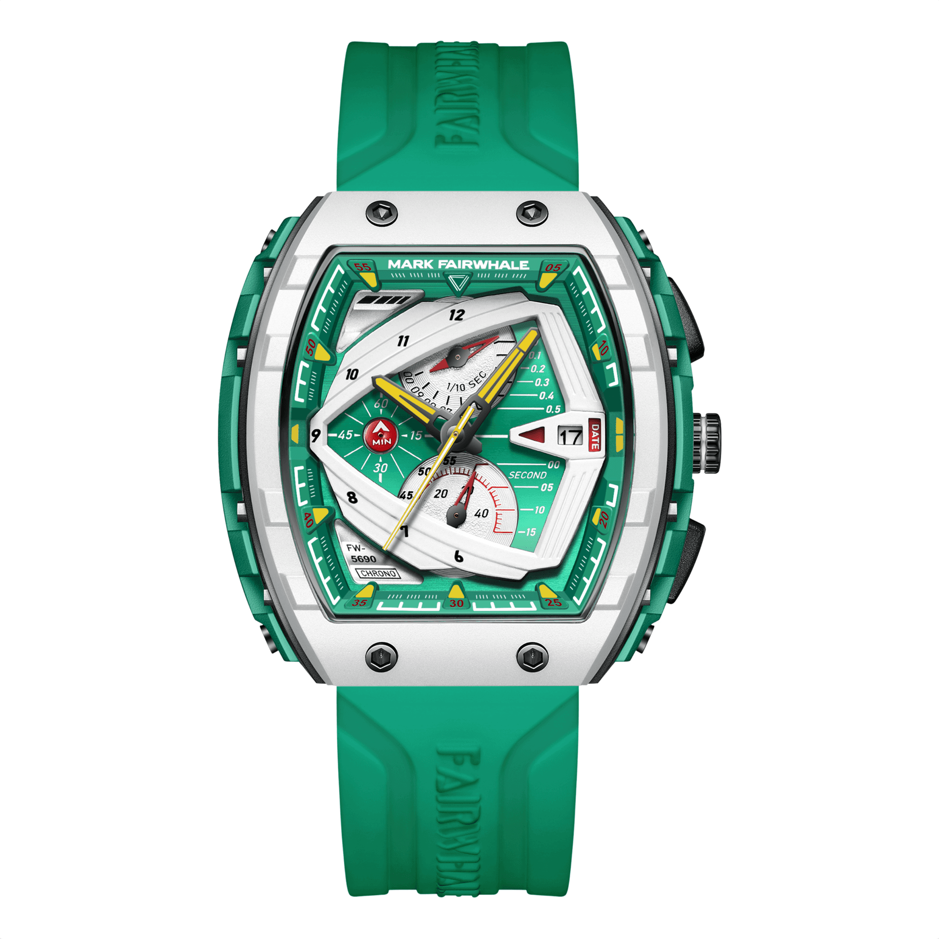 Mark Fairwhale Mark Fairwhale Nebulous Green Rubber