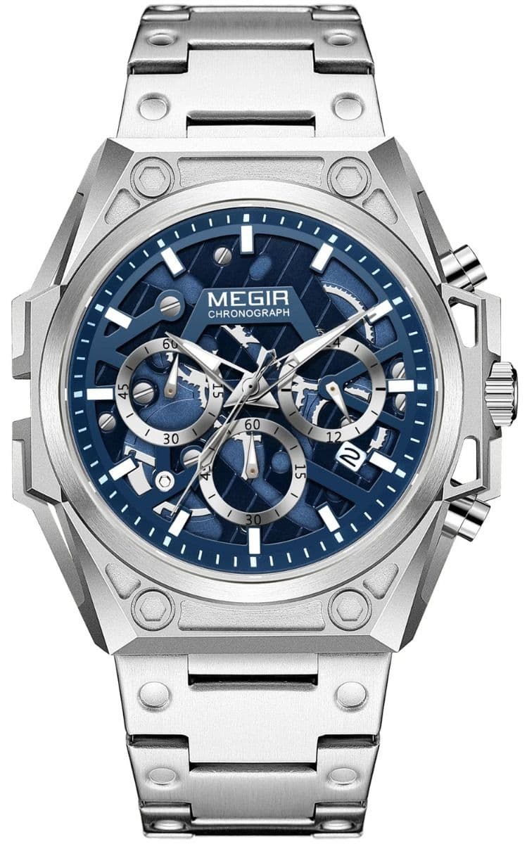 Prydligt Megir Brute Force Silver Blue
