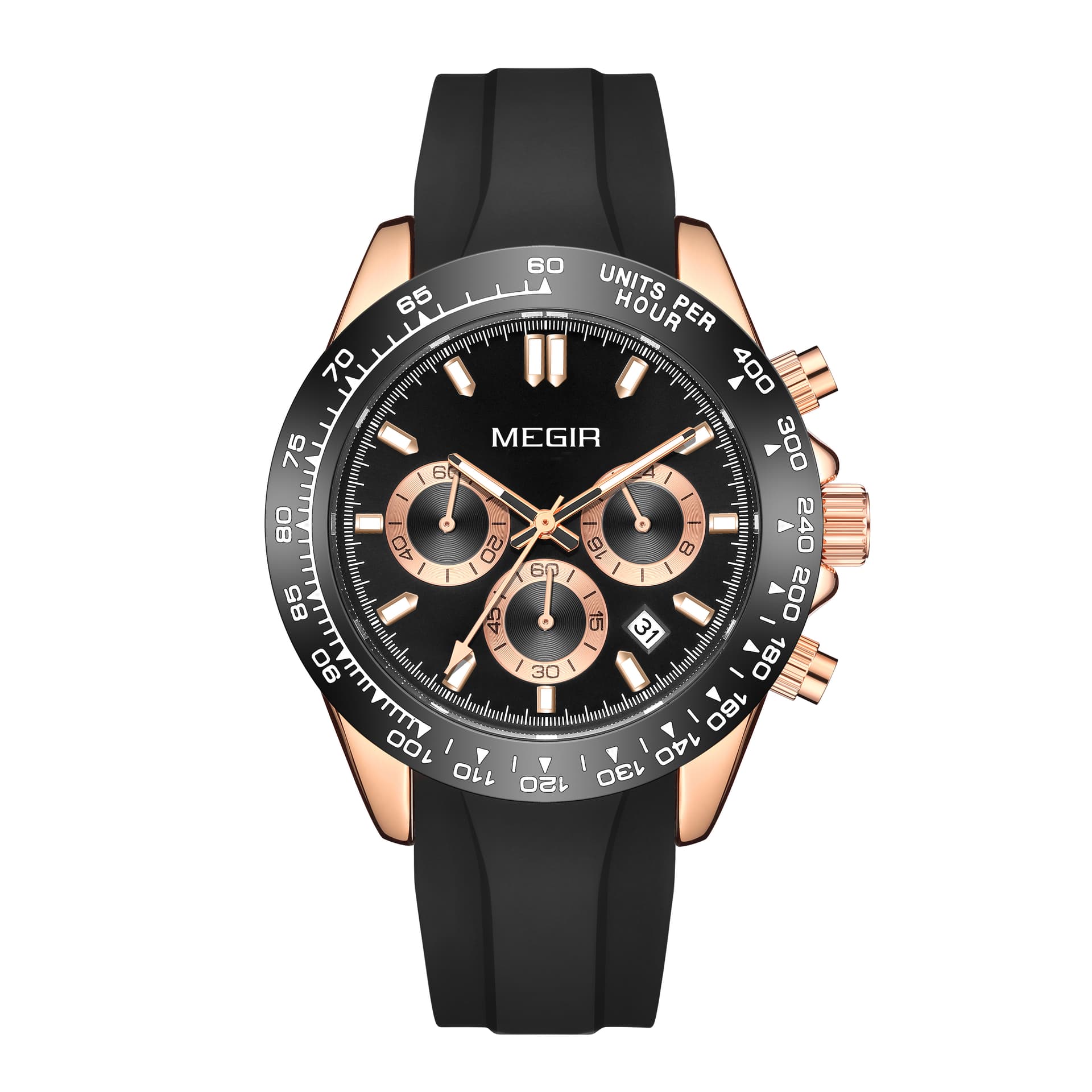 Prydligt Megir Speedster Rubber Rose Gold