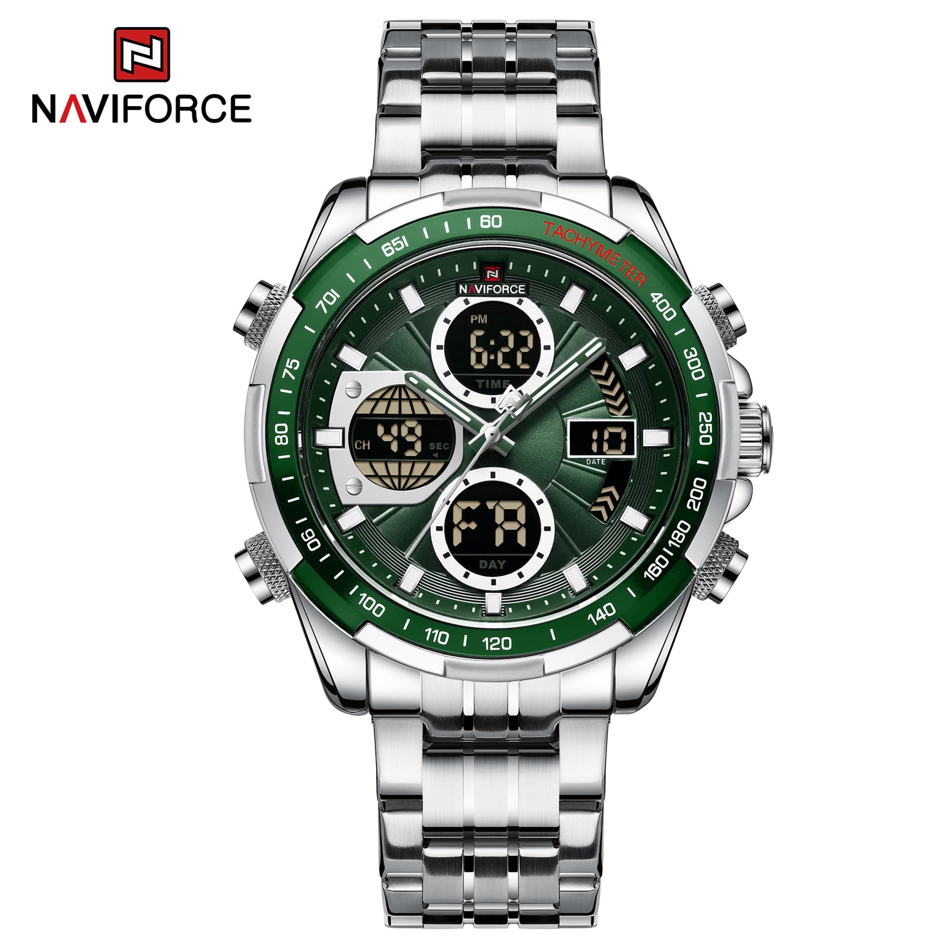 NAVIFORCE Naviforce Global Force Steel Green