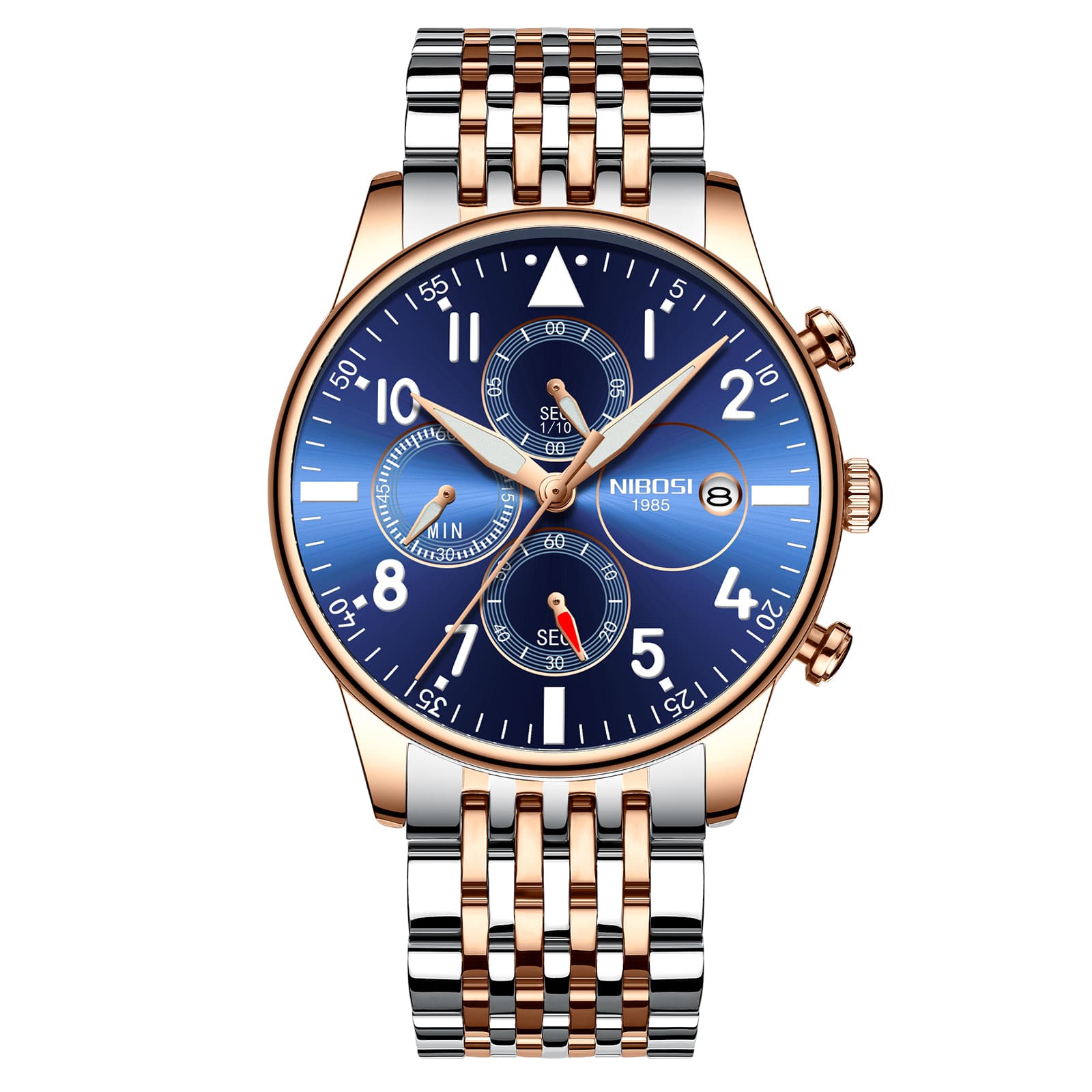 Nibosi Nibosi Juggernaut Rose Gold Silver Blue