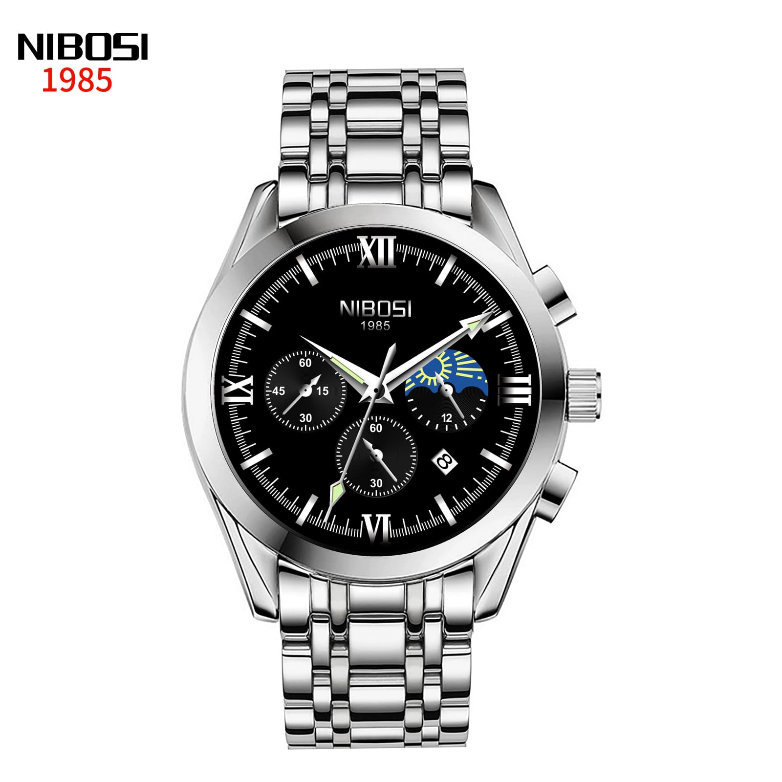 Nibosi Nibosi Zen Silver Black