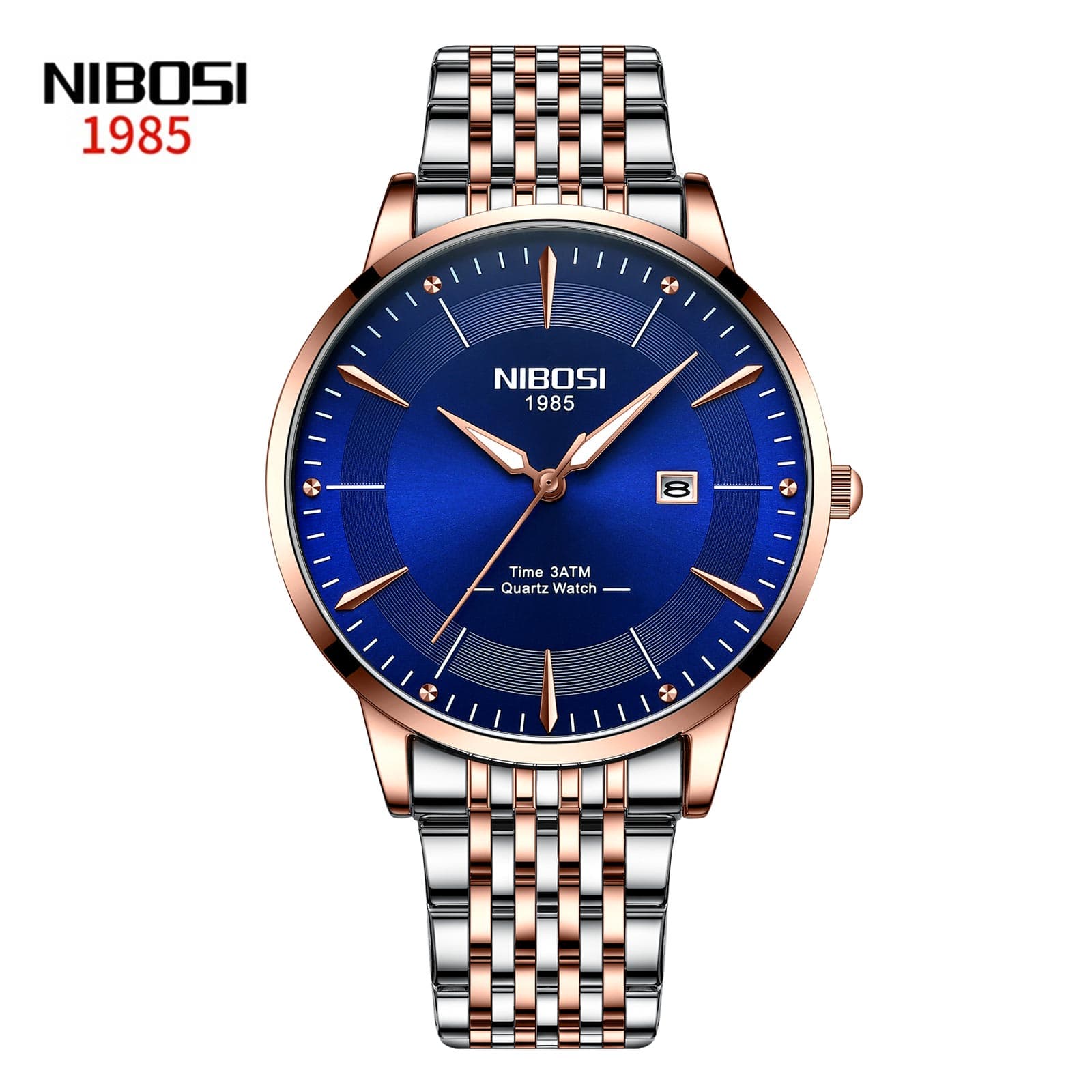 Nibosi Nibosi Signature Rose Gold Silver Blue