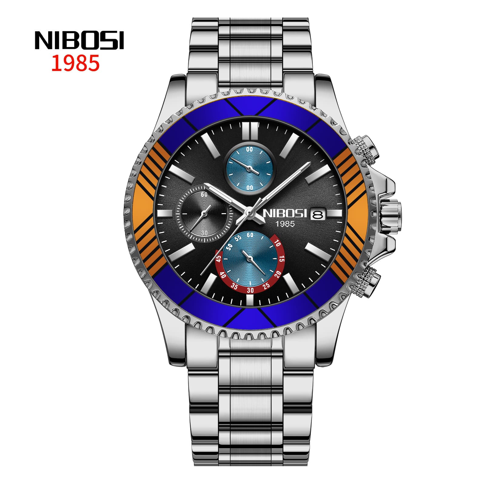 Nibosi Nibosi Velocity Silver Black