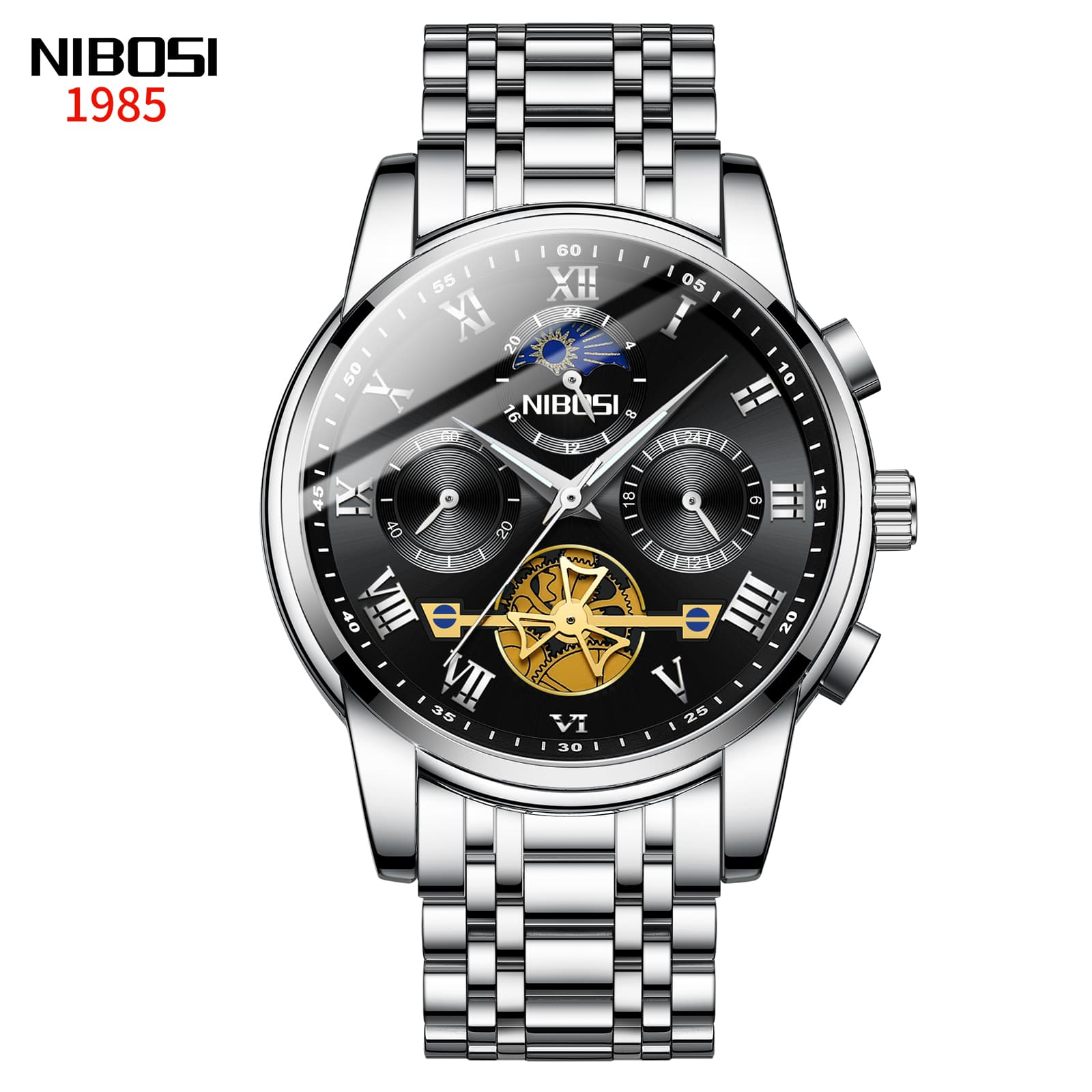 Nibosi Nibosi Inspire Silver Black