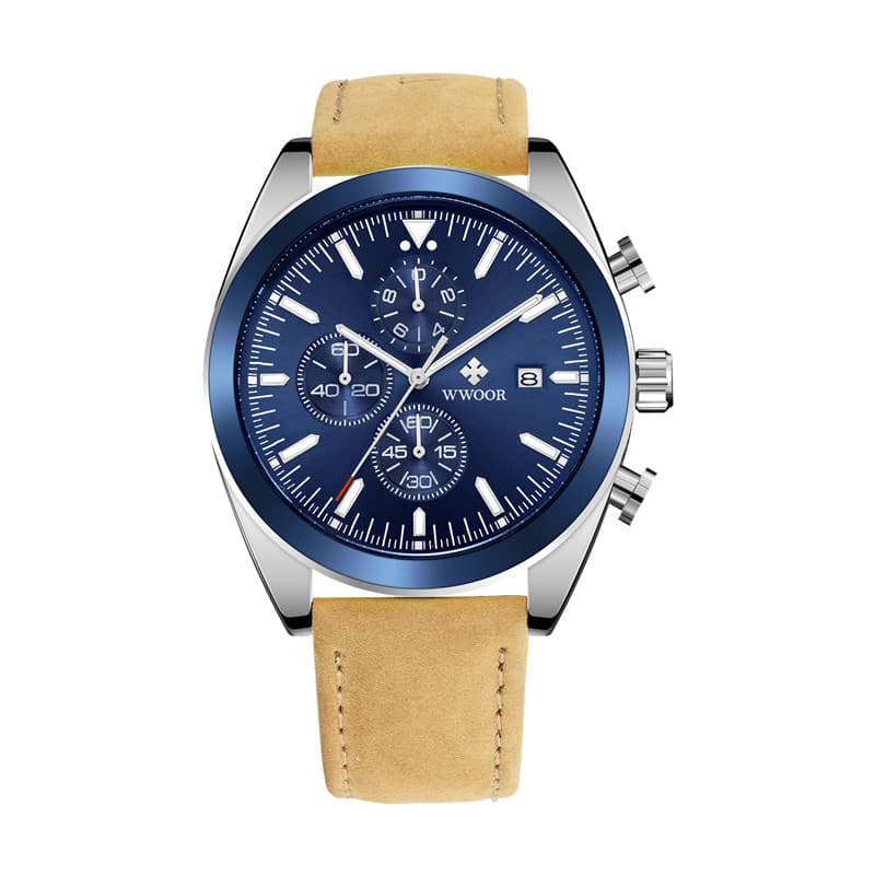 WWOOR WWOOR TimeTracer Silver Blue