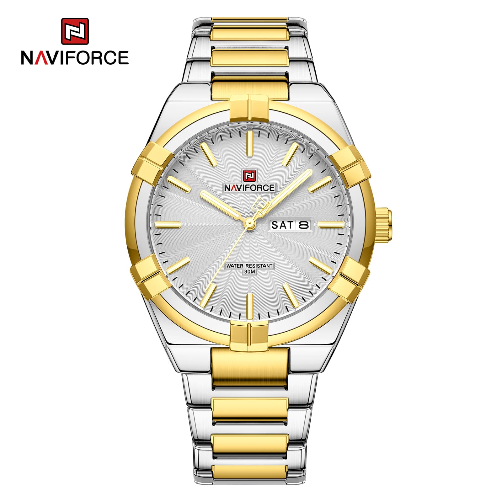 NAVIFORCE Naviforce Ripcurl Gold Silver
