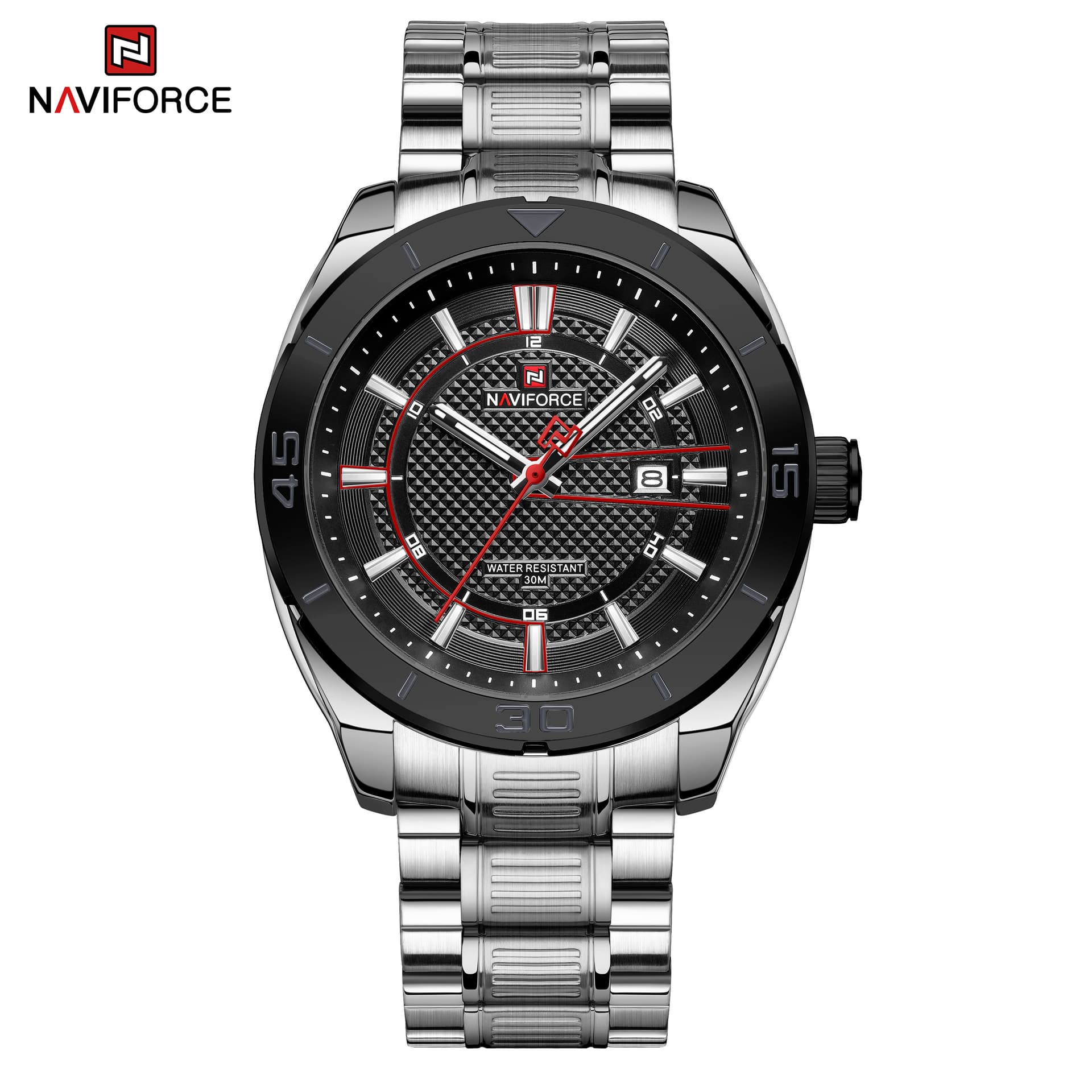NAVIFORCE Naviforce Recon Silver Black