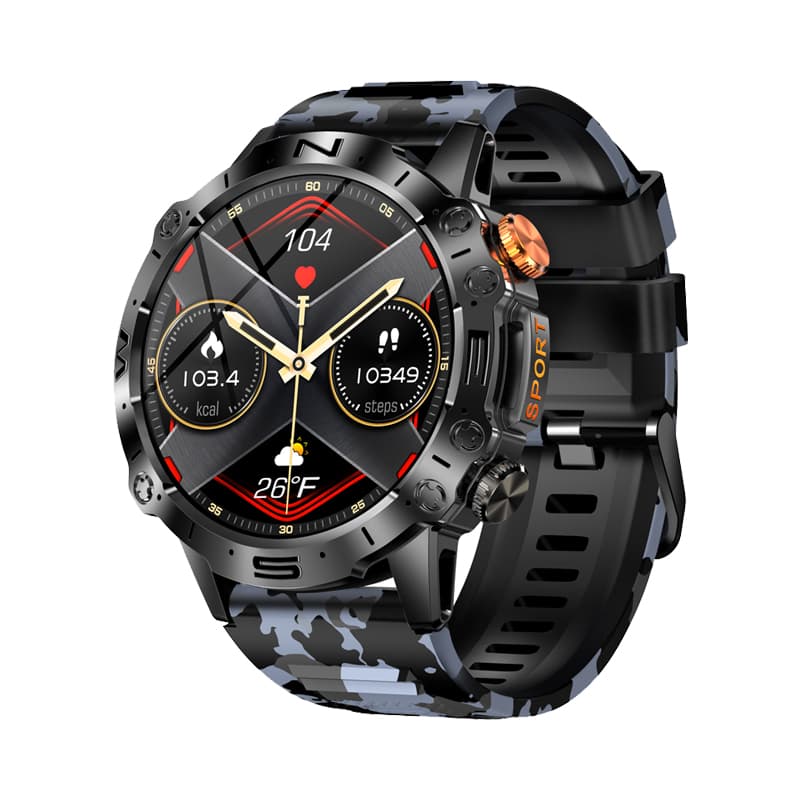 Philippe Palmer Philippe Palmer Smart Watch LP69 AMOLED Black Camo