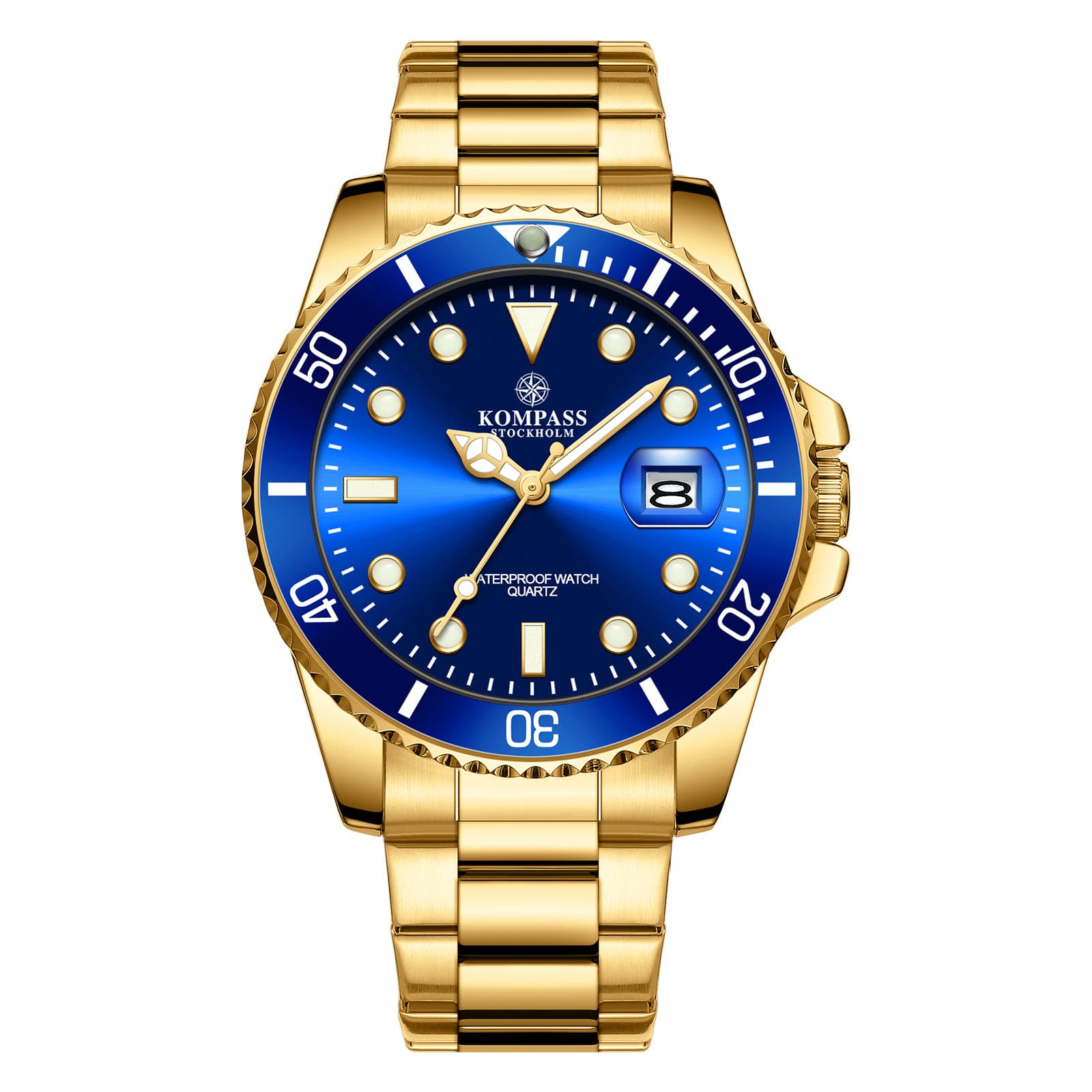 Kompass Stockholm Kompass OceanXplorer Gold Blue