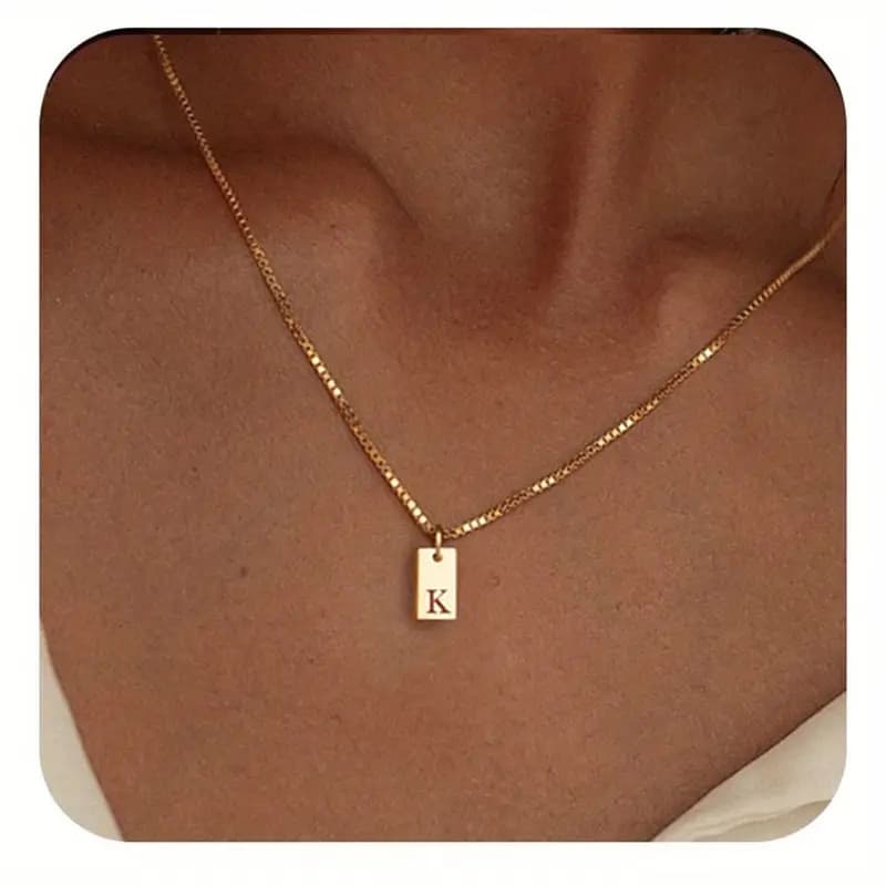 Céleste Paris Céleste Necklace Letter Pendant 18K Gold