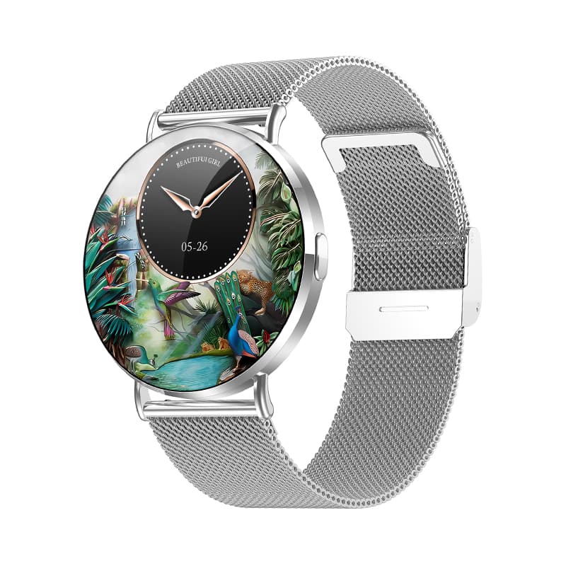 Philippe Palmer Philippe Palmer Smart Watch LP77 AMOLED Ultra Thin Silver