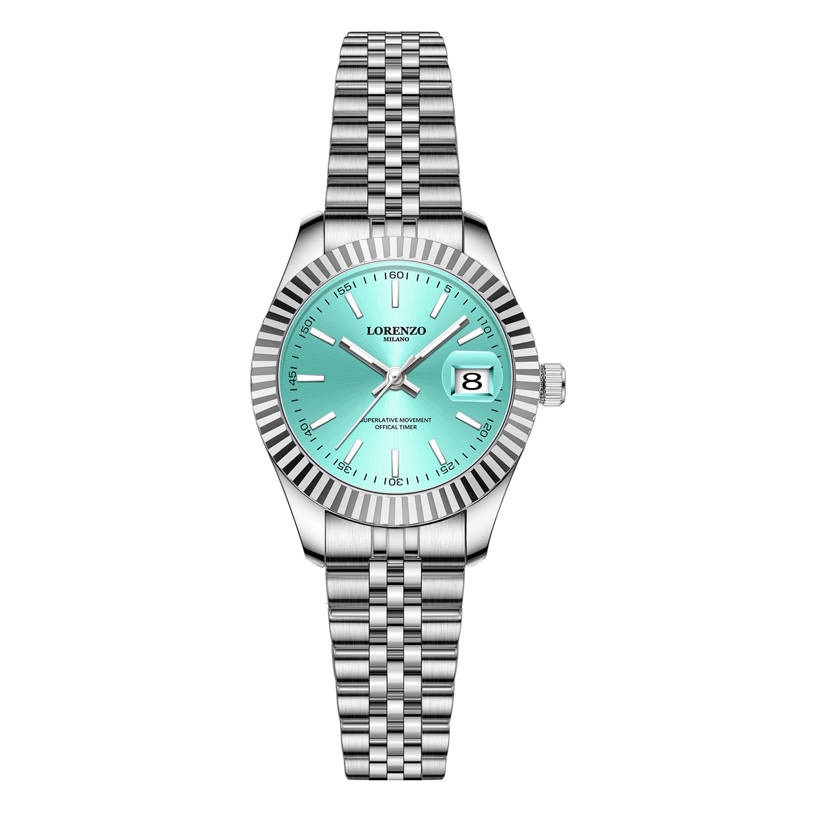 Lorenzo Milano Lorenzo Loretta Argento Verde Acqua