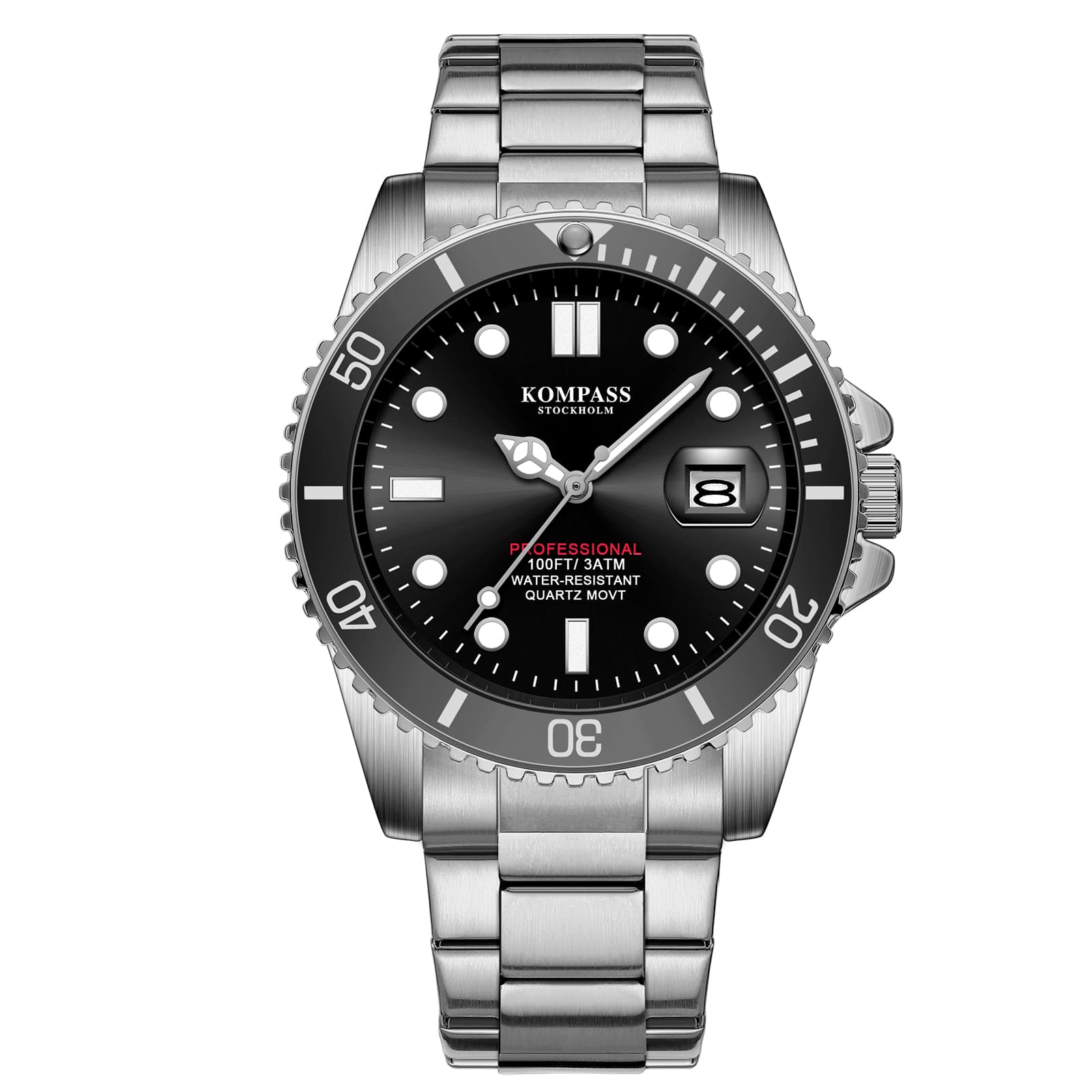 Kompass Stockholm Kompass Grand Diver Black