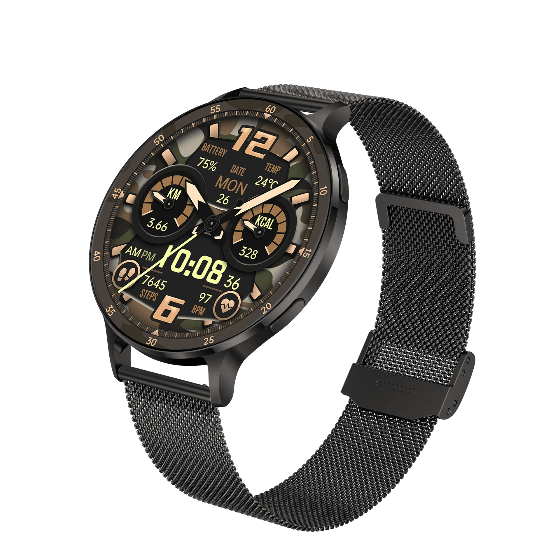 Philippe Philippe Palmer Smart Watch LP78 AMOLED Ultra Thin Black