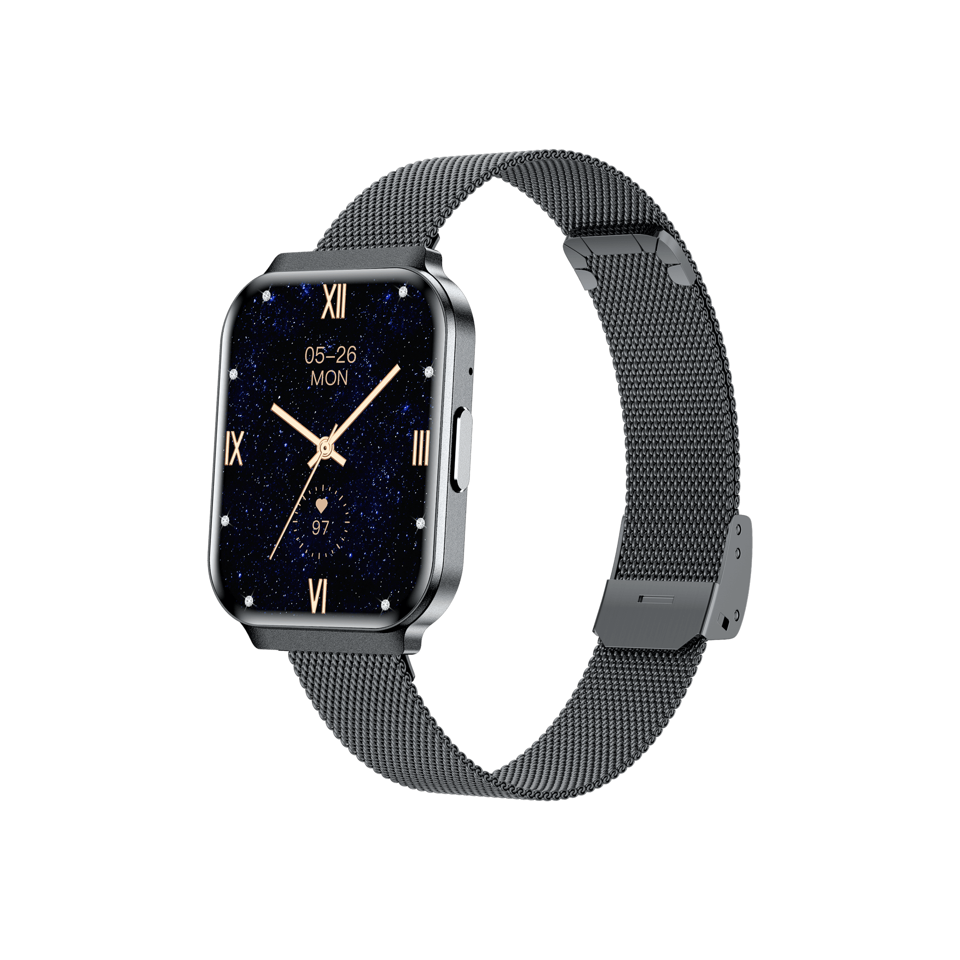 Philippe Philippe Palmer Smart Watch LP79 Ultra Thin Black Mesh