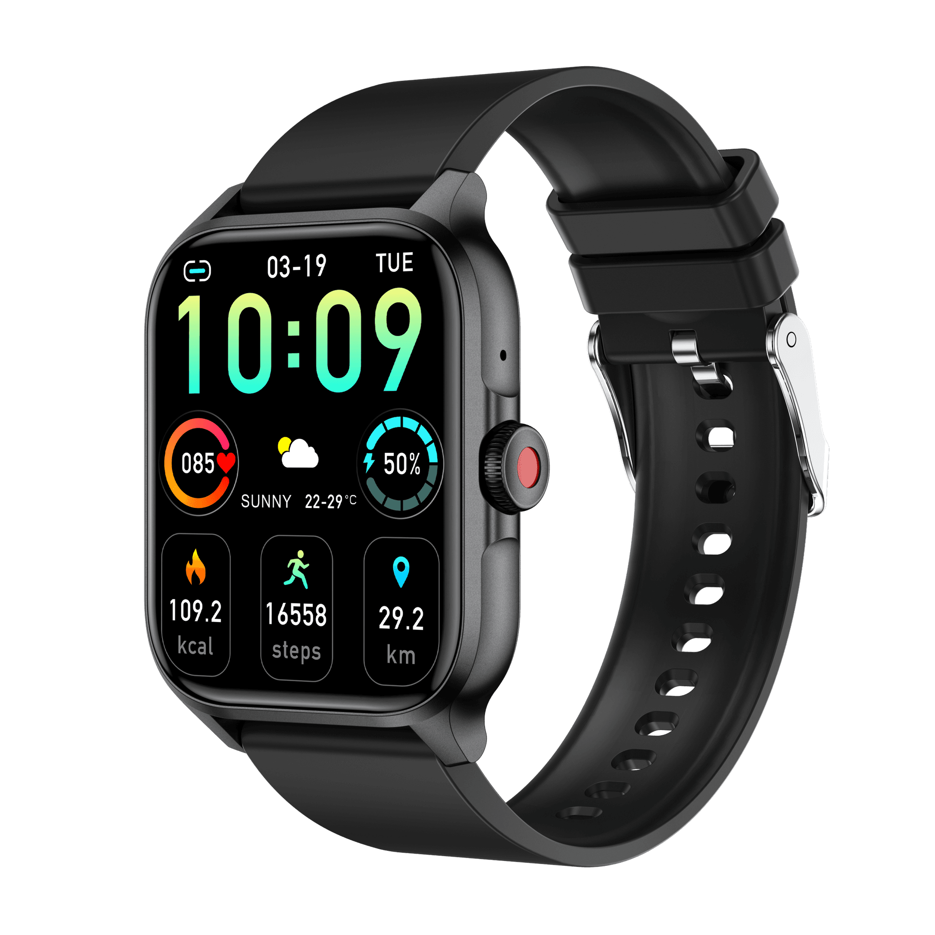 Philippe Palmer Philippe Palmer Smart Watch LP48 Pro Black