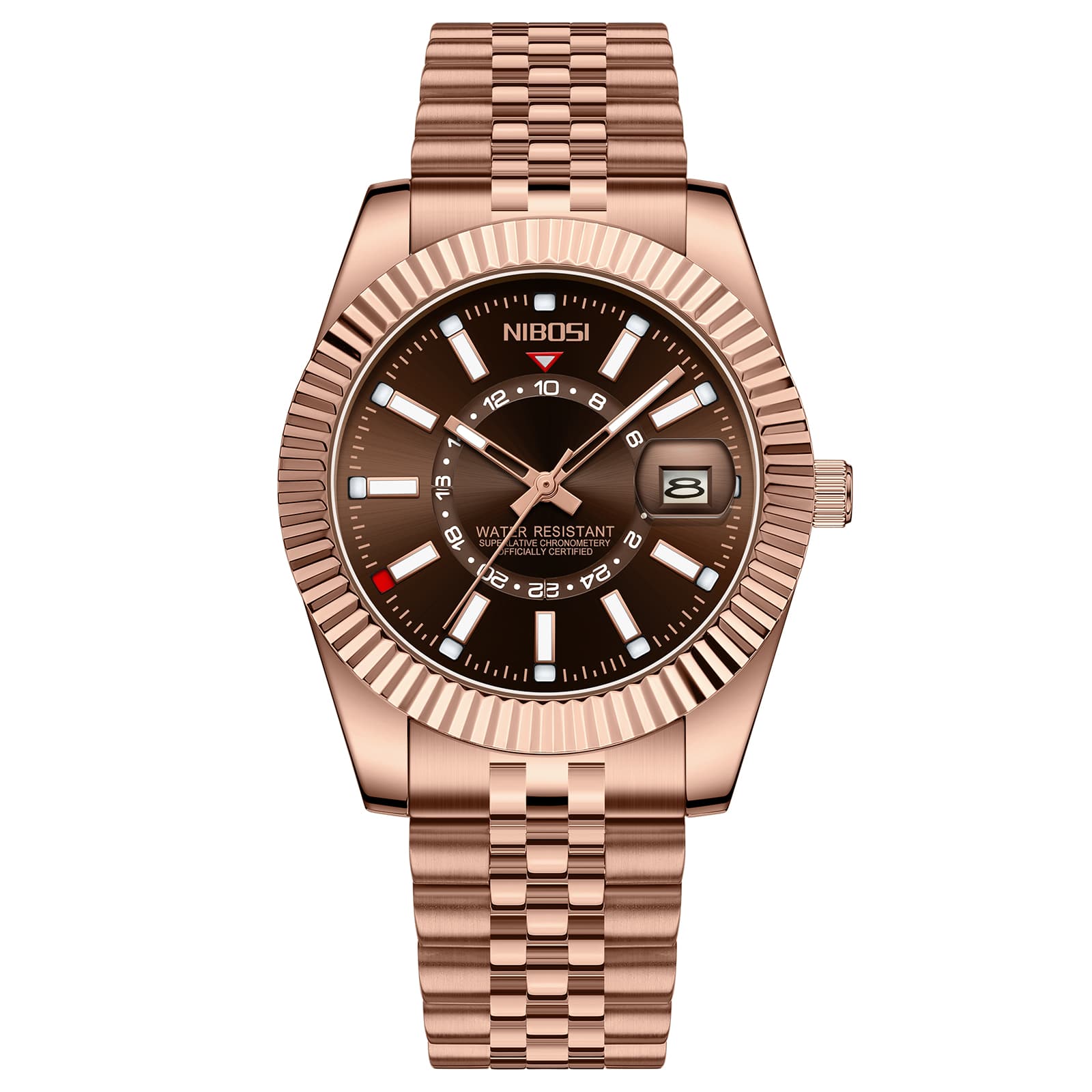 Nibosi Nibosi Montclair Rose Gold Brown