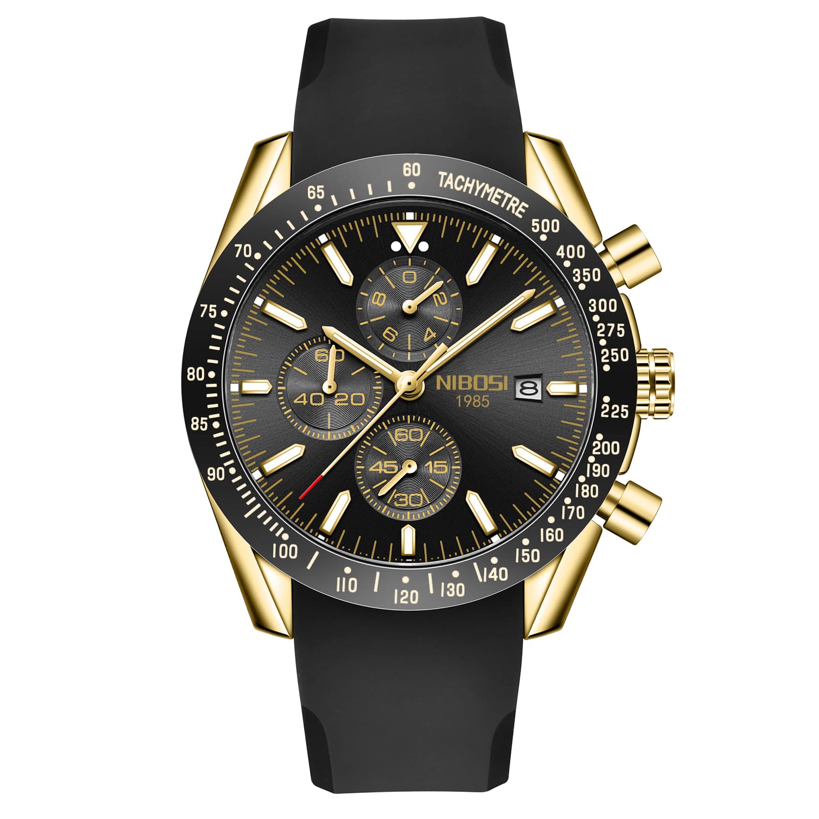 Nibosi Nibosi Trackmaster Gold Black Rubber