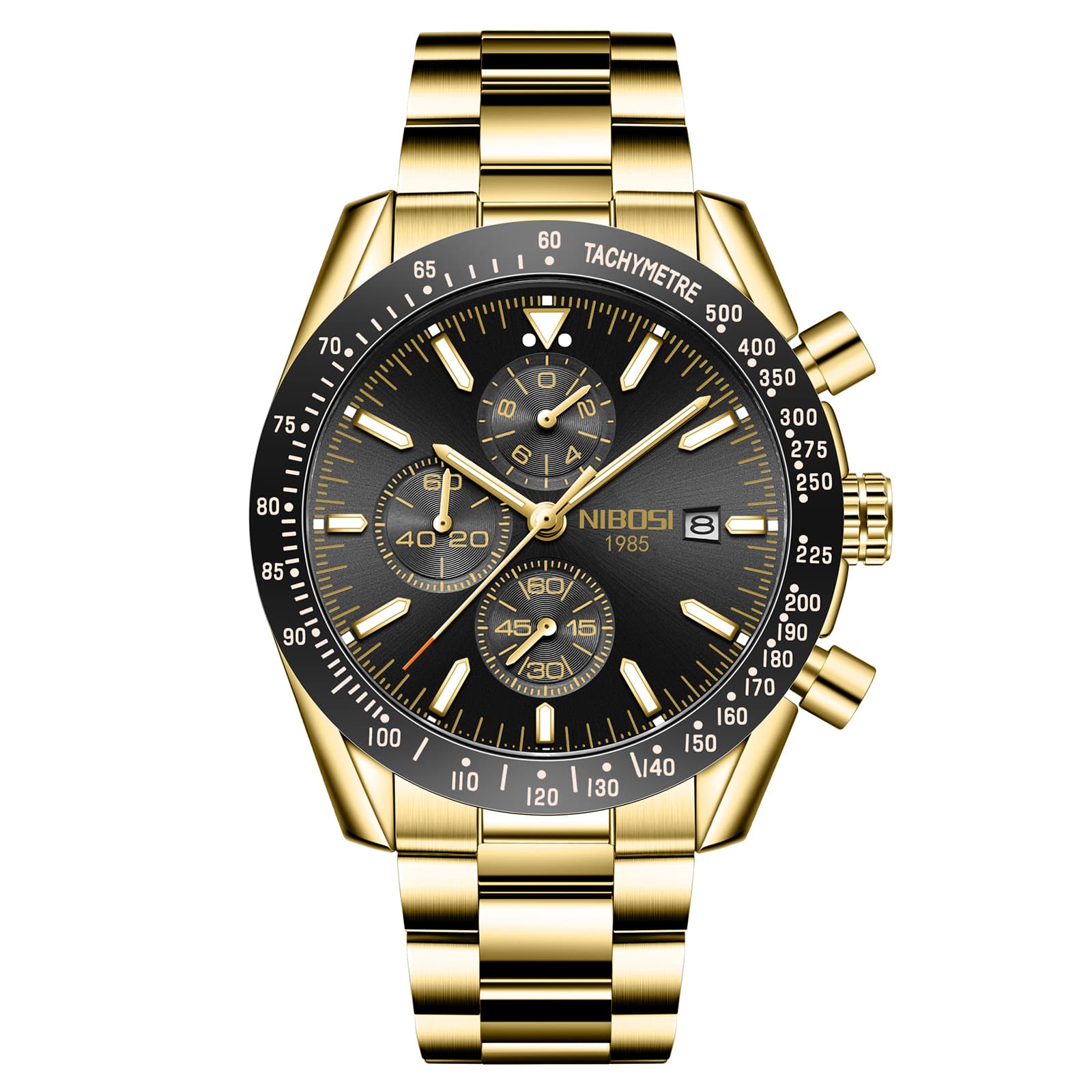 Nibosi Nibosi Trackmaster Gold Black Steel