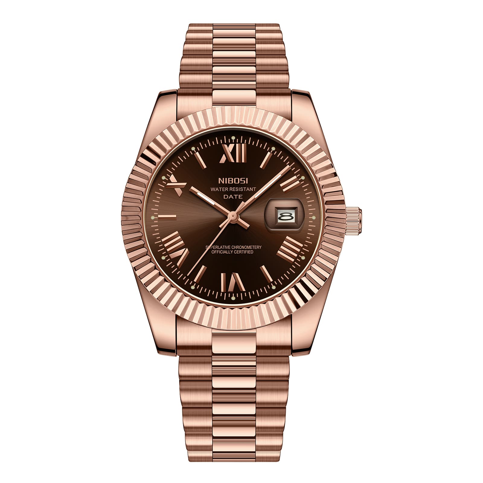 Nibosi Nibosi Valenza Rose Gold Brown