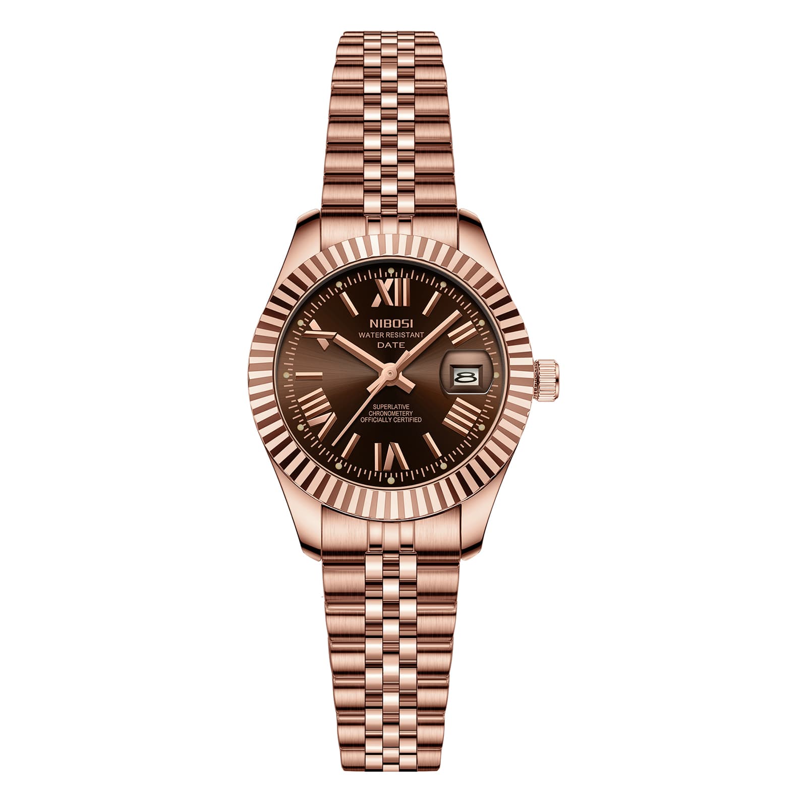 Nibosi Nibosi Millbury Rose Gold Brown