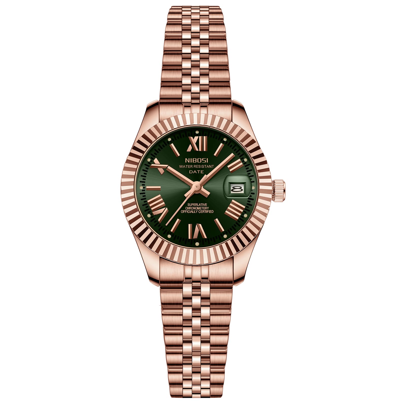 Nibosi Nibosi Millbury Rose Gold Green