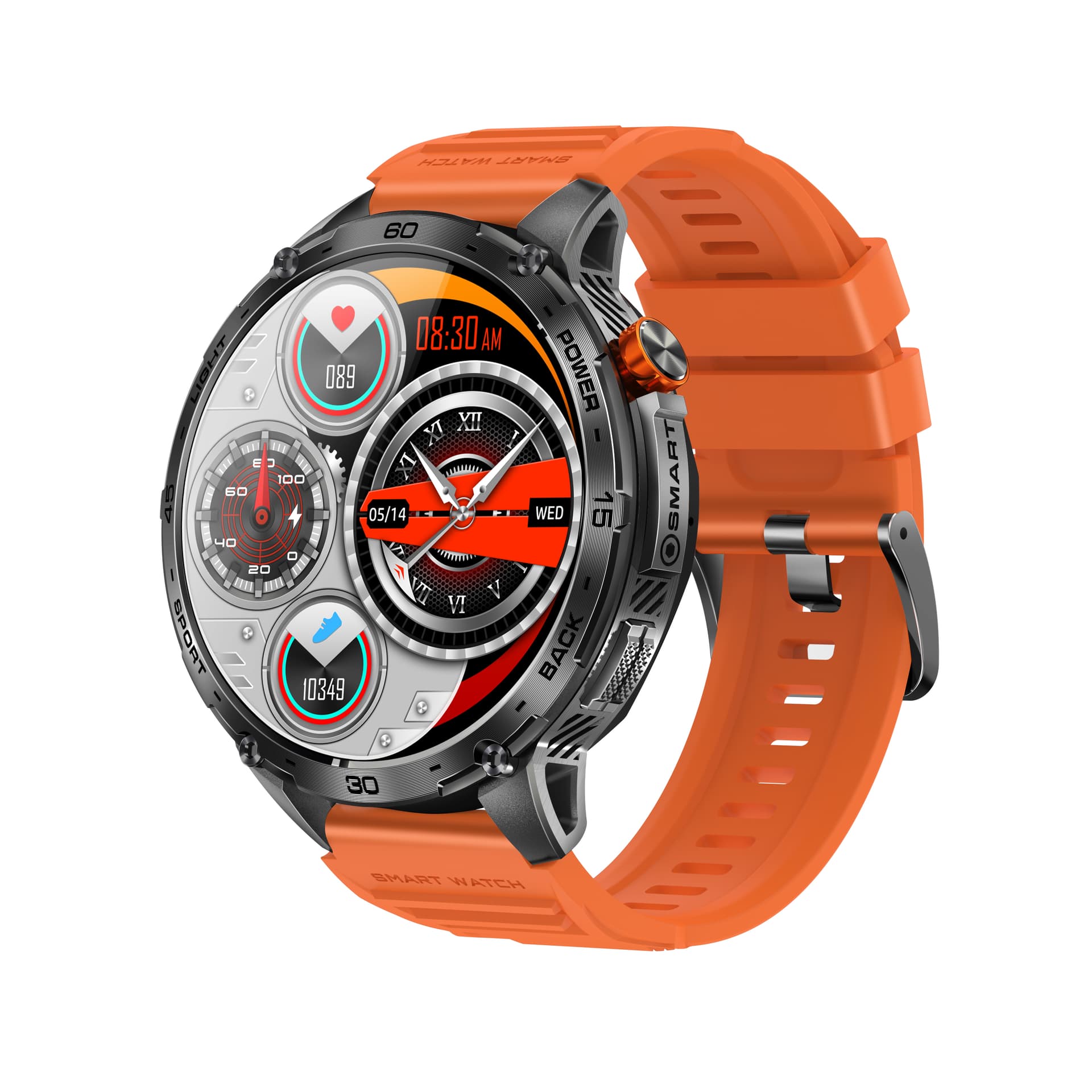Philippe Palmer Philippe Palmer Smart Watch LP68 AMOLED Orange