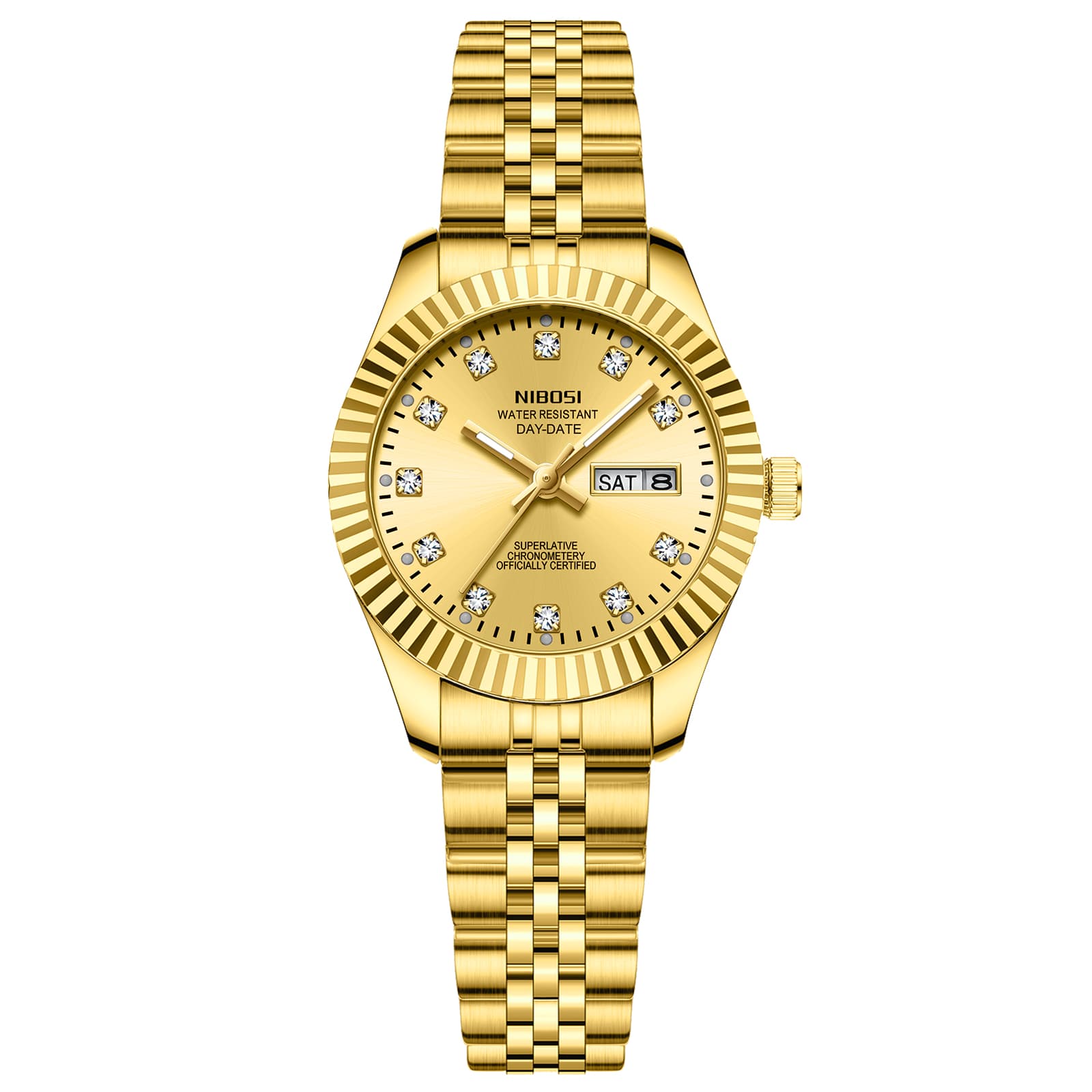 Nibosi Nibosi Millbury Day-Date Gold