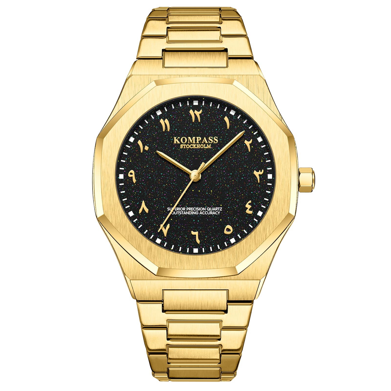 Kompass Stockholm Kompass Star-Dust Arabic Gold Black