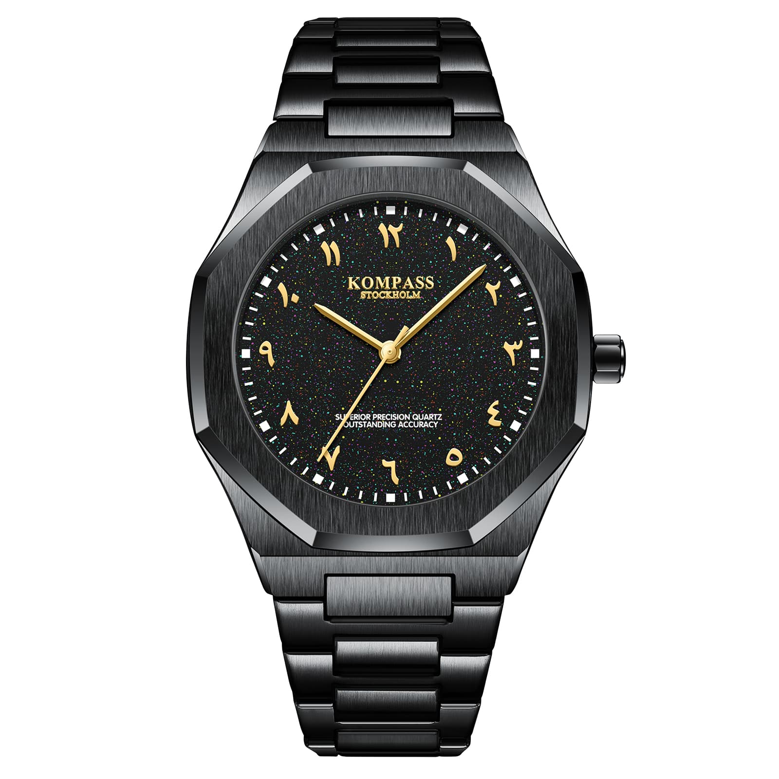 Kompass Stockholm Kompass Star-Dust Arabic Black Gold