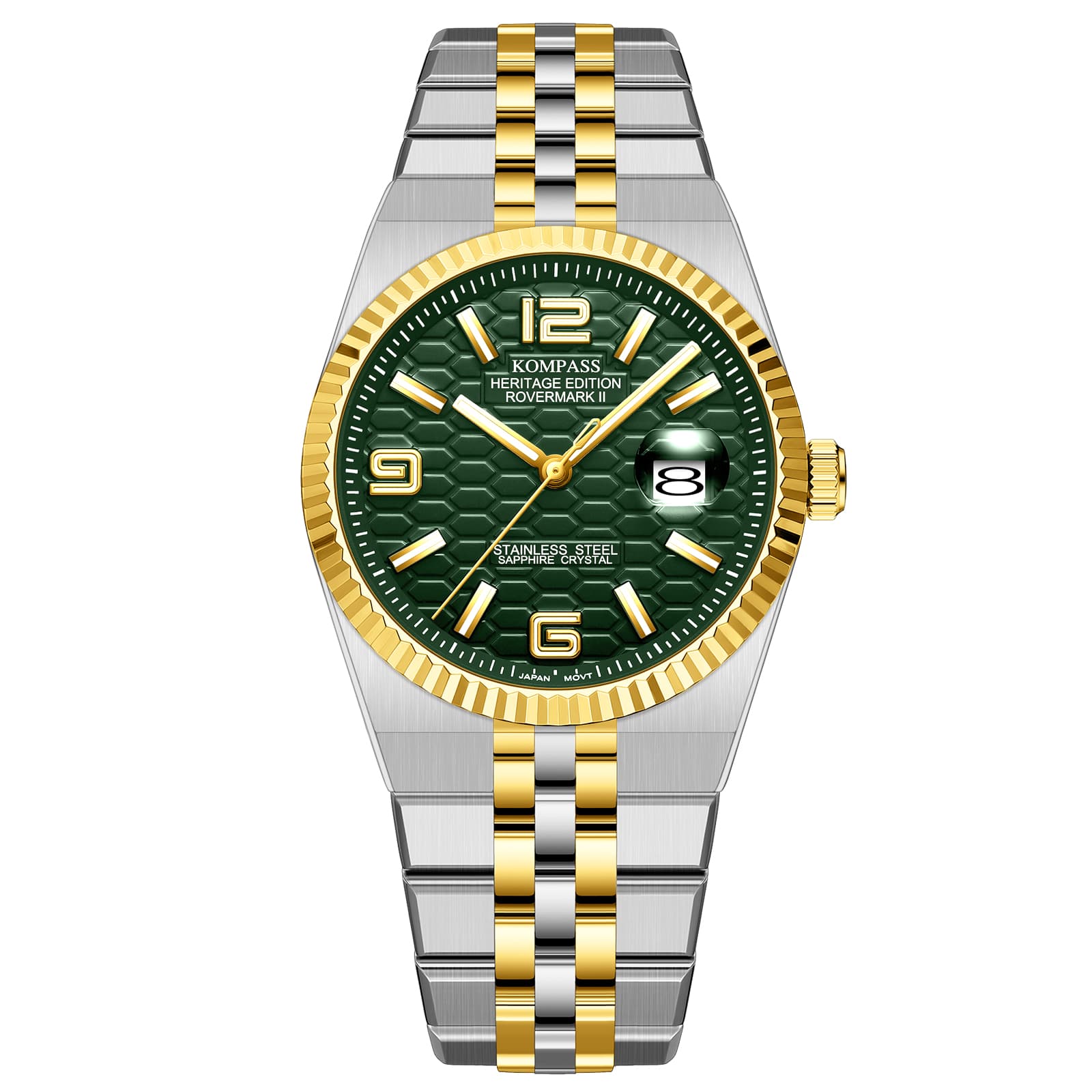 Kompass Stockholm Kompass Rovermark II Silver Gold Green