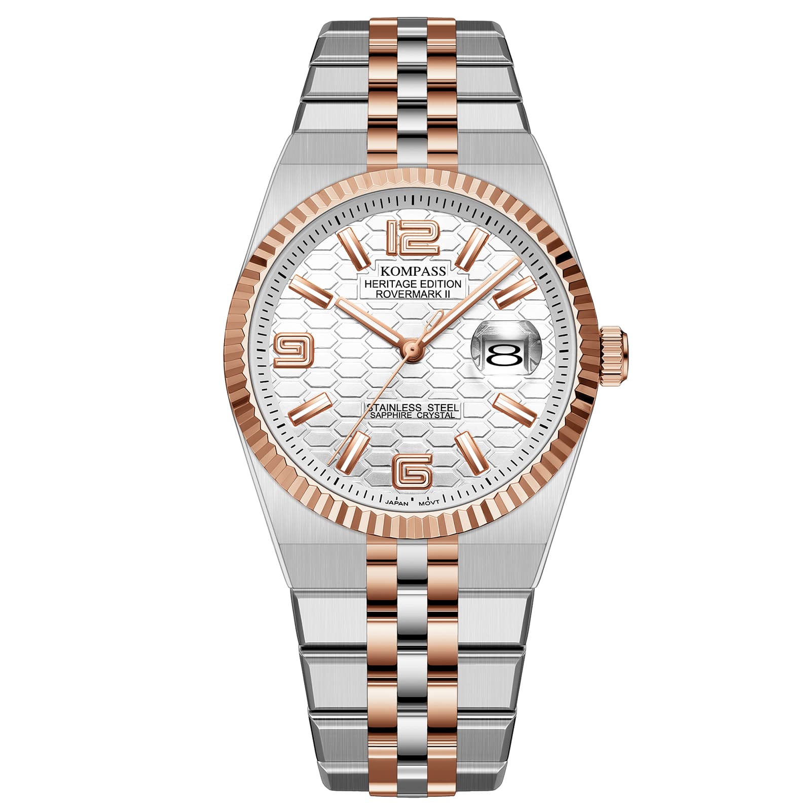 Kompass Stockholm Kompass Rovermark II Silver Rose Gold