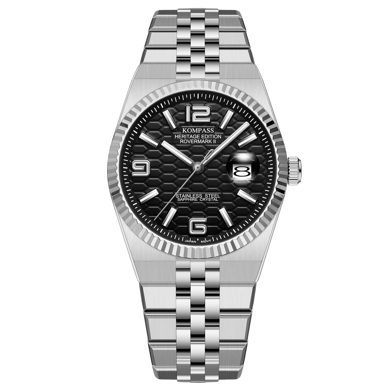Kompass Stockholm Kompass Rovermark II Silver Black