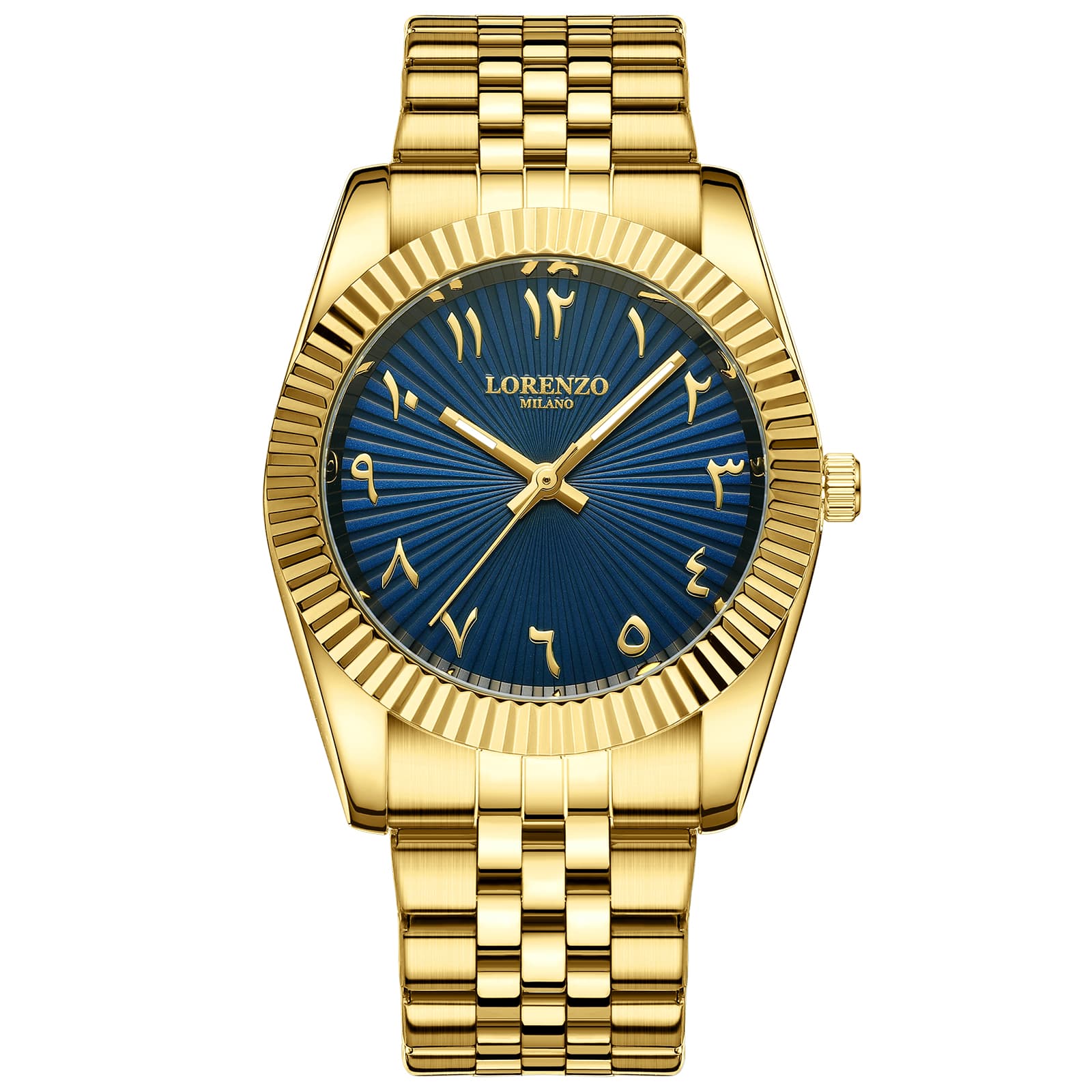 Lorenzo Milano Lorenzo Starburst Arabic Gold Blue